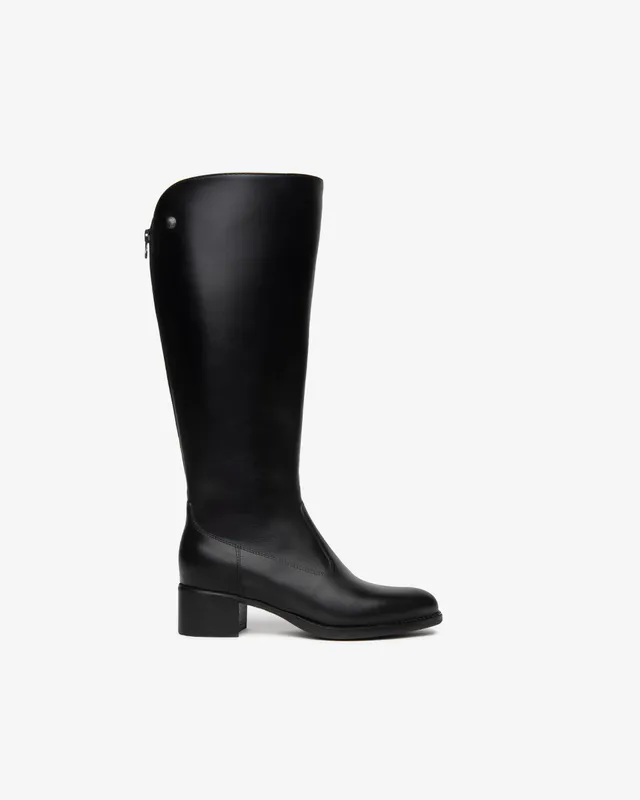 NeroGiardini Bottes Haute Femme Cuir Talon 40 mm