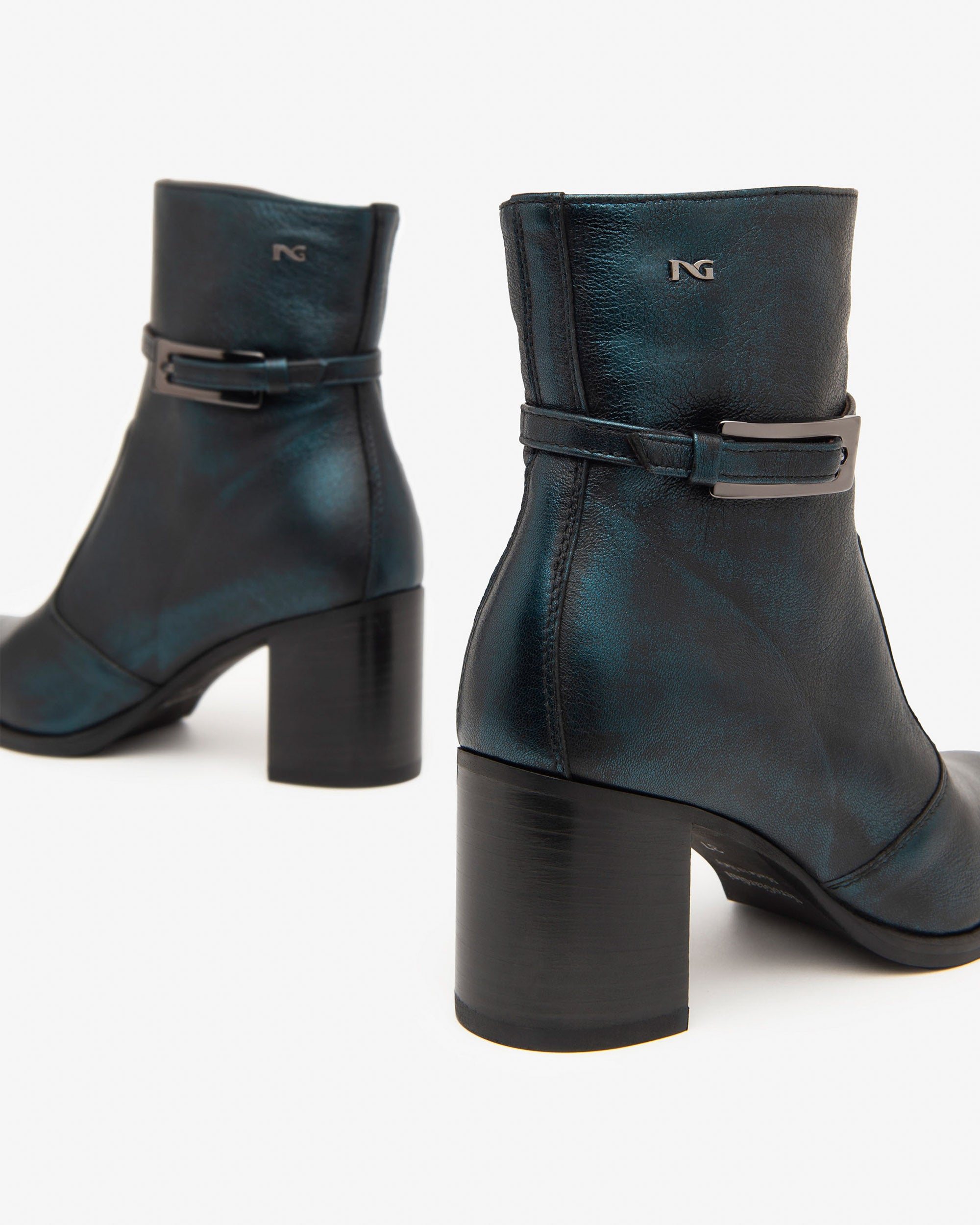 NeroGiardini Bottines boots femme cuir Made in Italy