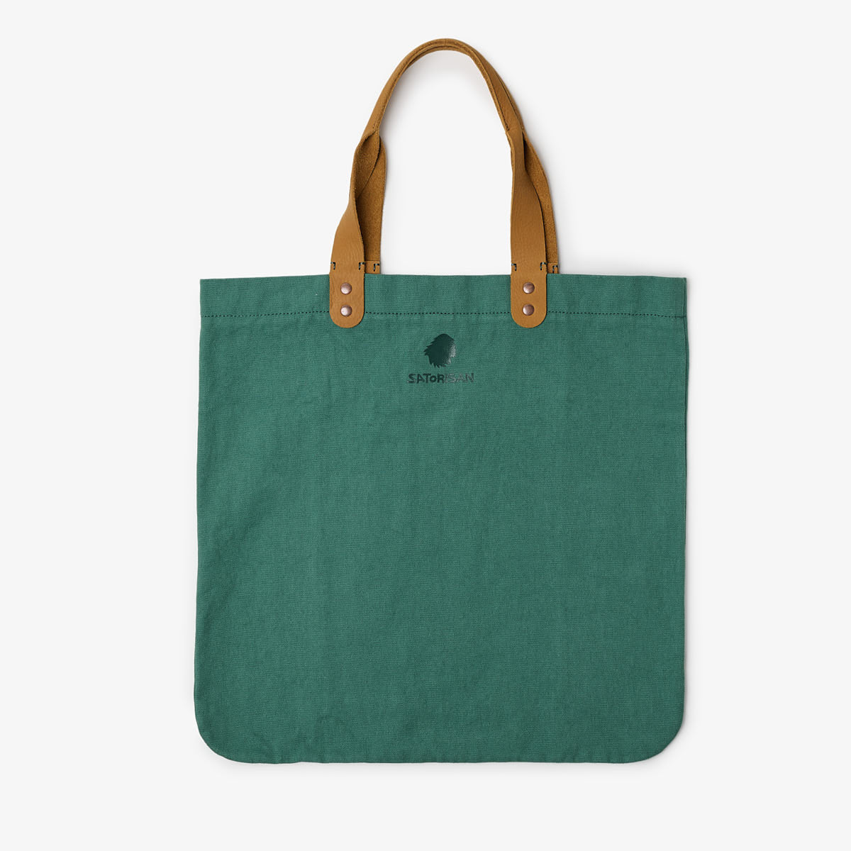 Satorisan Gaia sac tote bag vert taille M anses cuir