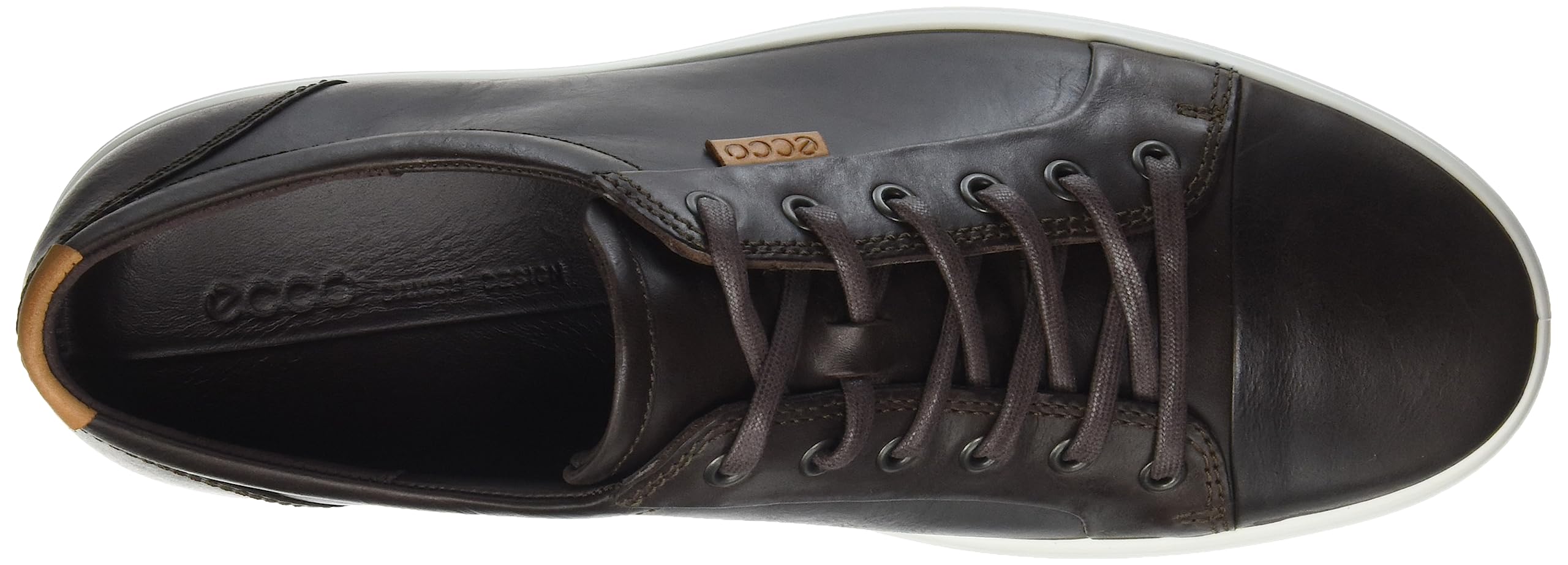 ECCO Soft 7 basket cuir homme blanc 43
