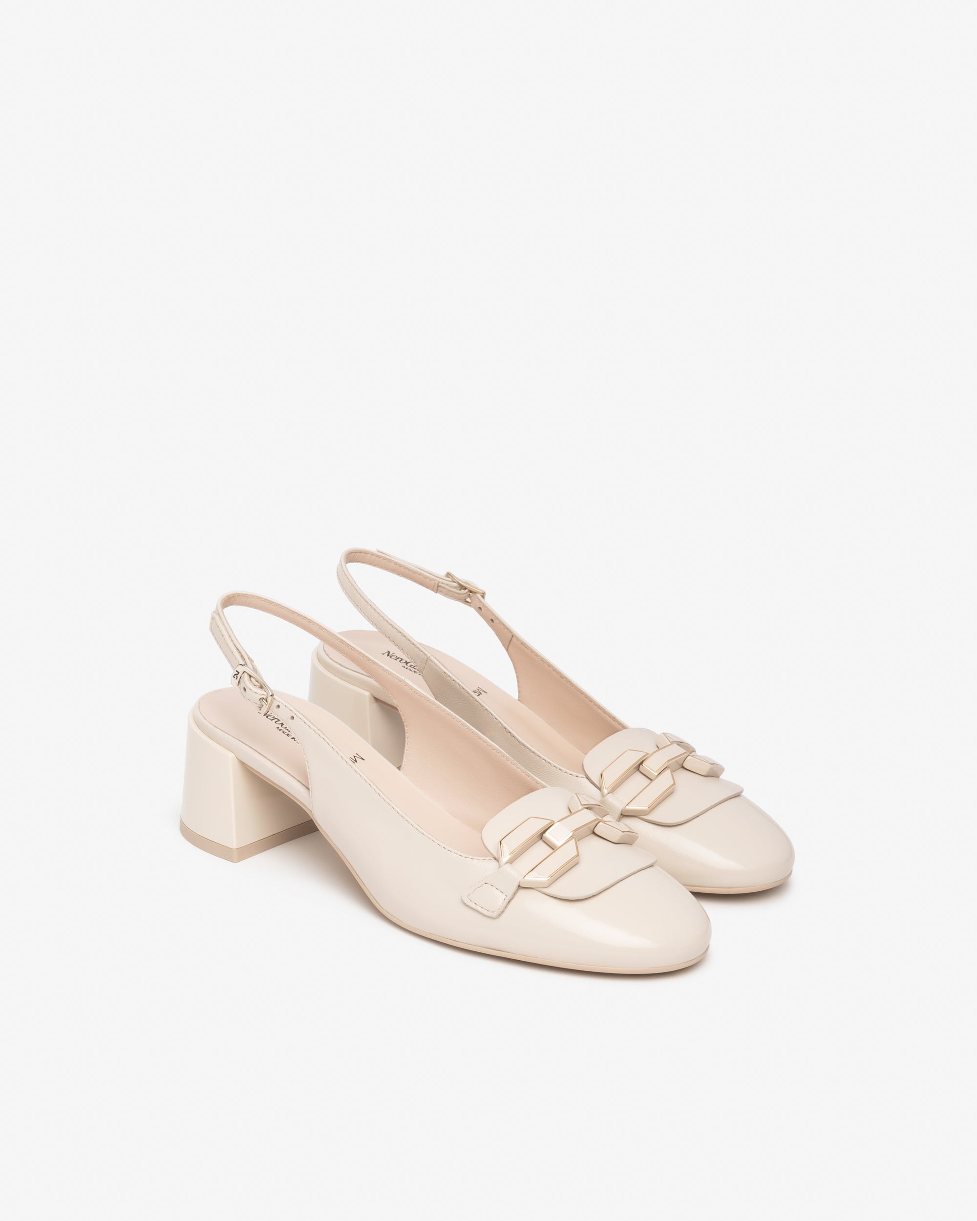 Nerogiardini Slingbacks Cuir Femme Made in Italy