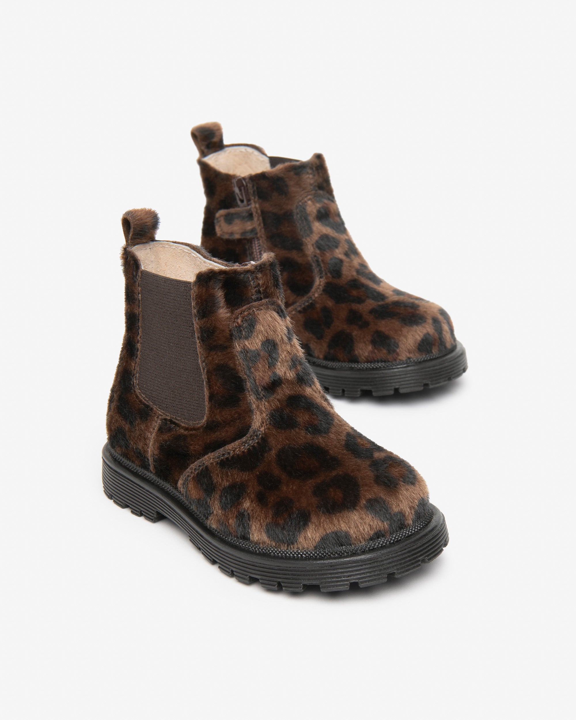 NeroGiardini Bottines Junior bottines fille chelsea animalier 22