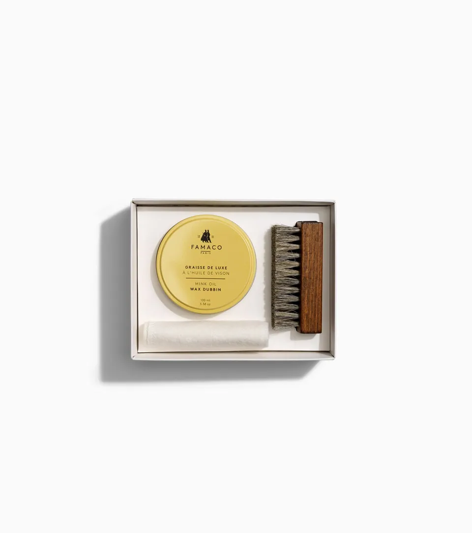 JAK Goods Smooth Leather Care kit cuir huile vison