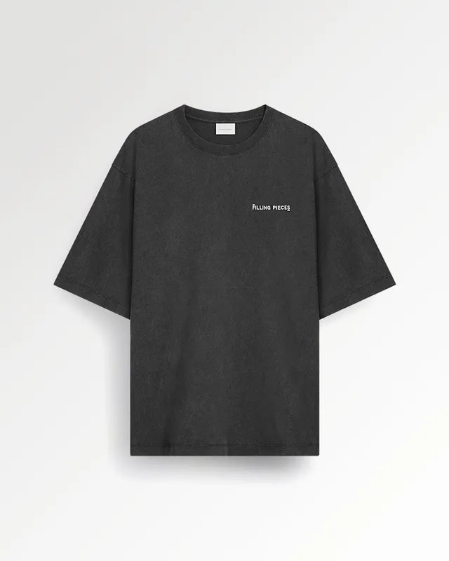 Filling Pieces T-Shirt Boxy Vintage Black t-shirt noir coton