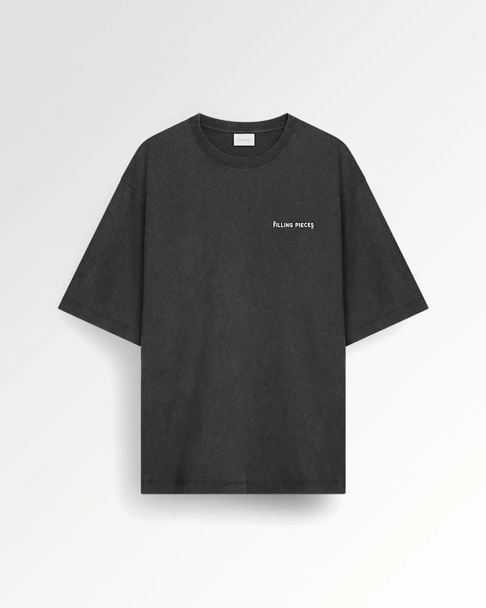 Filling Pieces T-Shirt Boxy Vintage Black t-shirt noir coton