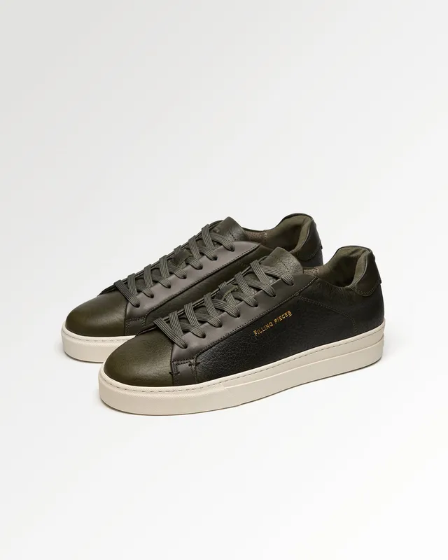 Filling Pieces Tiebreak sneakers cuir vert foncé