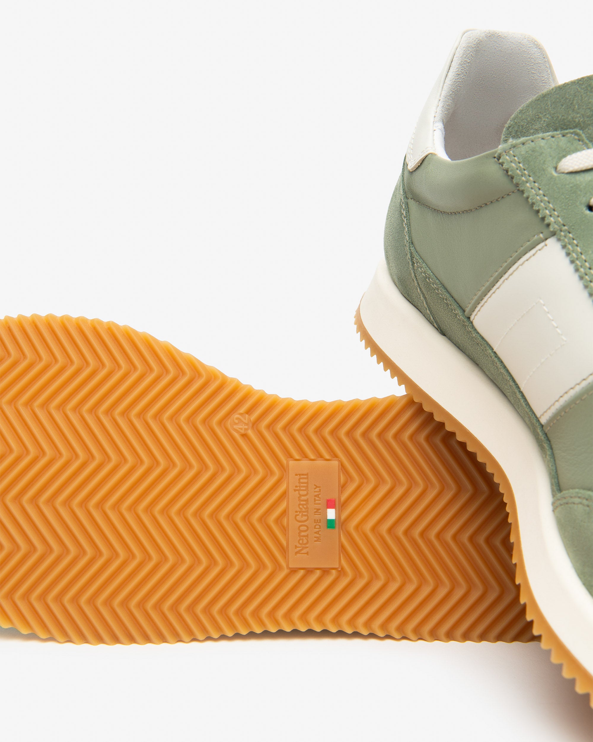 NeroGiardini Sneakers Homme Cuir Velours Ville