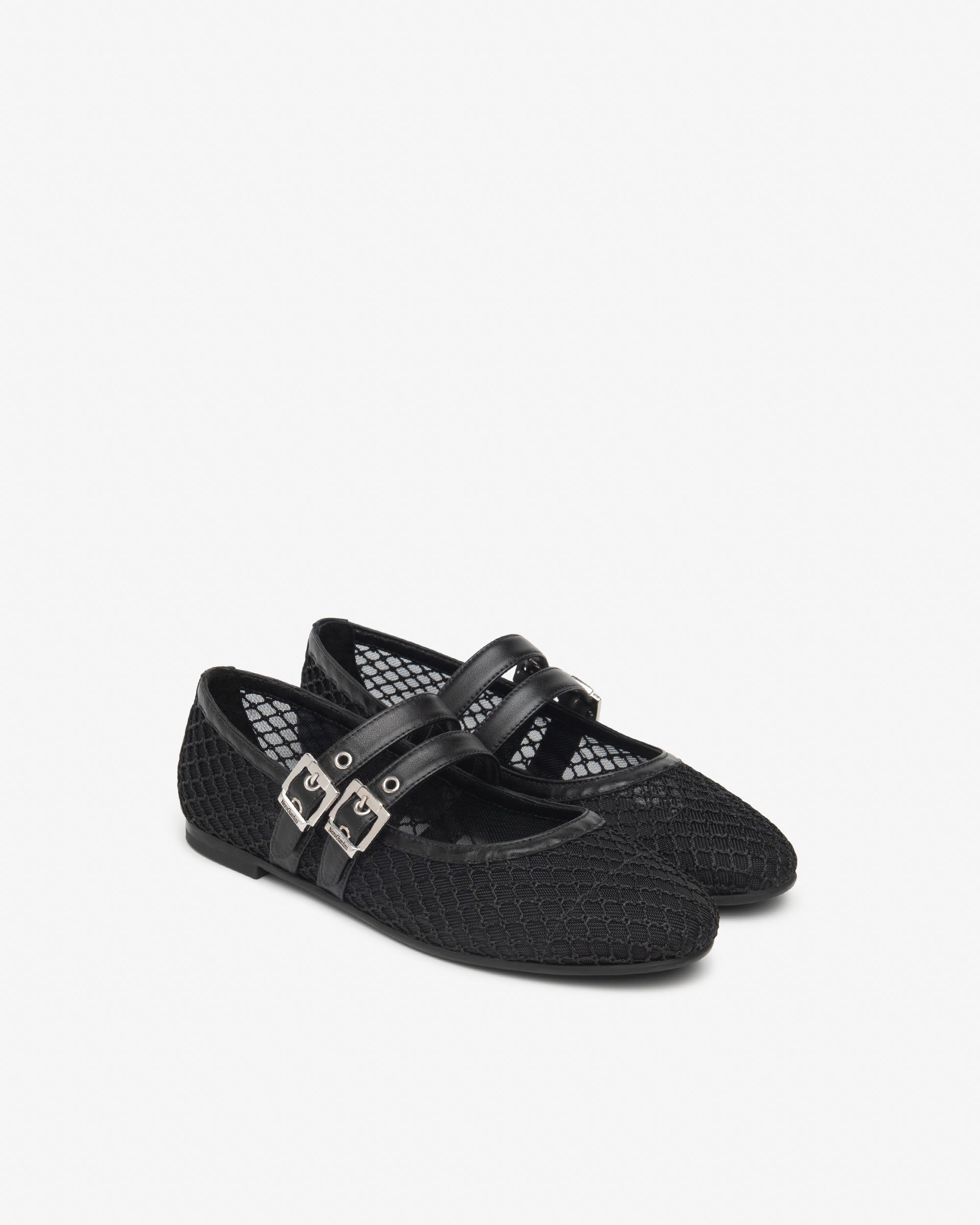 NeroGiardini Ballerines Femme Toile Cuir Confort Ville