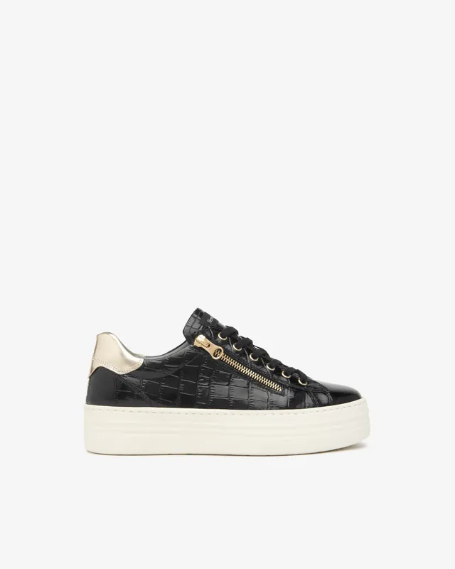 Nerogiardini Sneakers Cuir Femme Memory Baskets Hiver