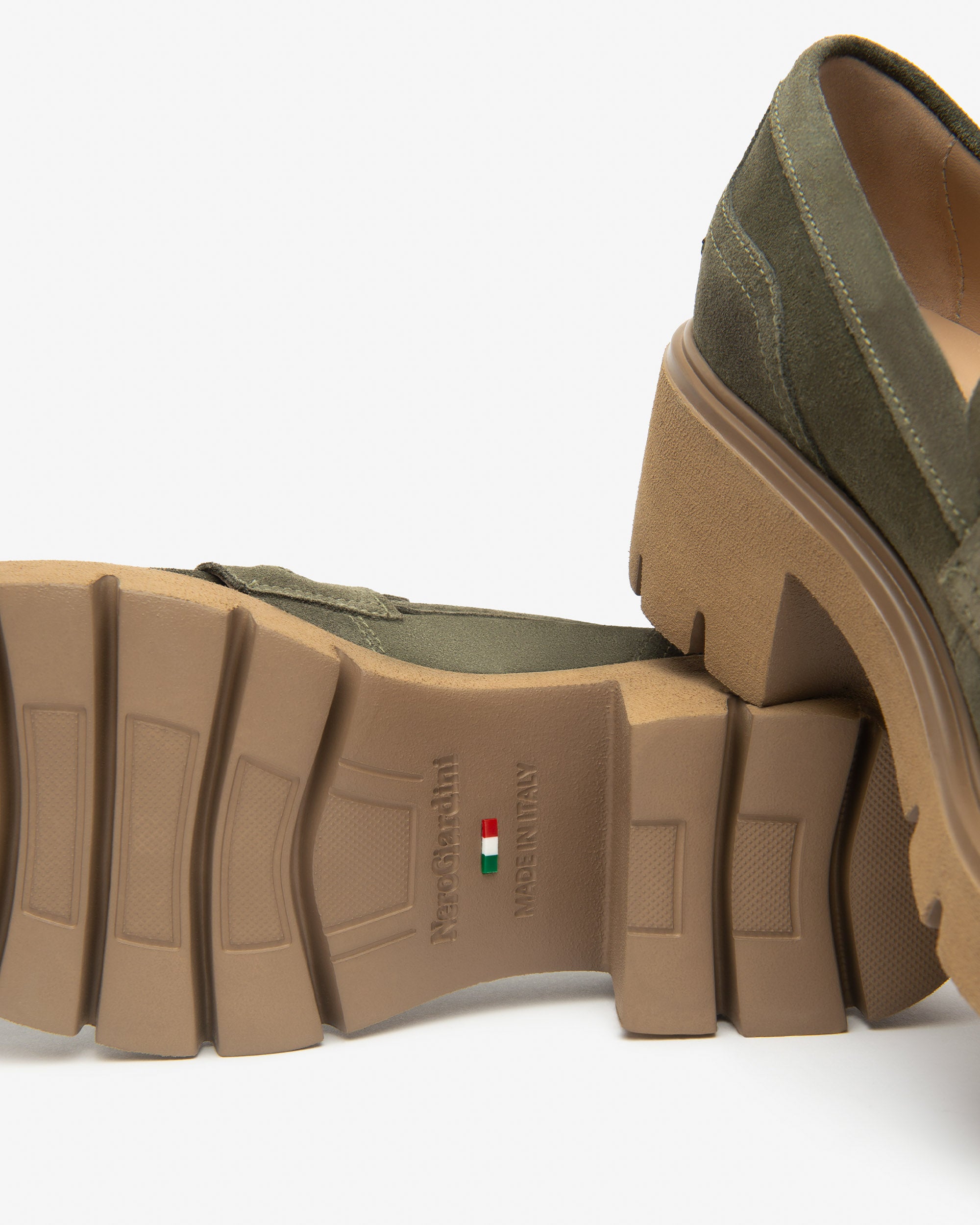 NeroGiardini Mocassins velours femme talon 60 mm