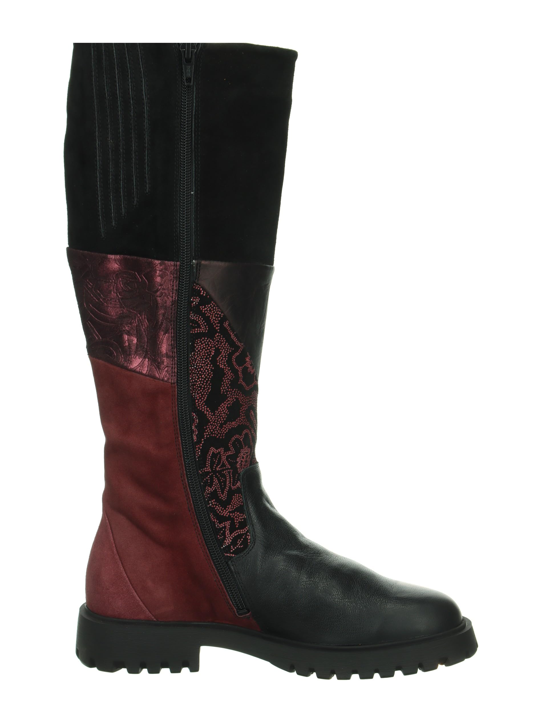 Think Trento Bottes Femme 36 EU Olive Combi Textile