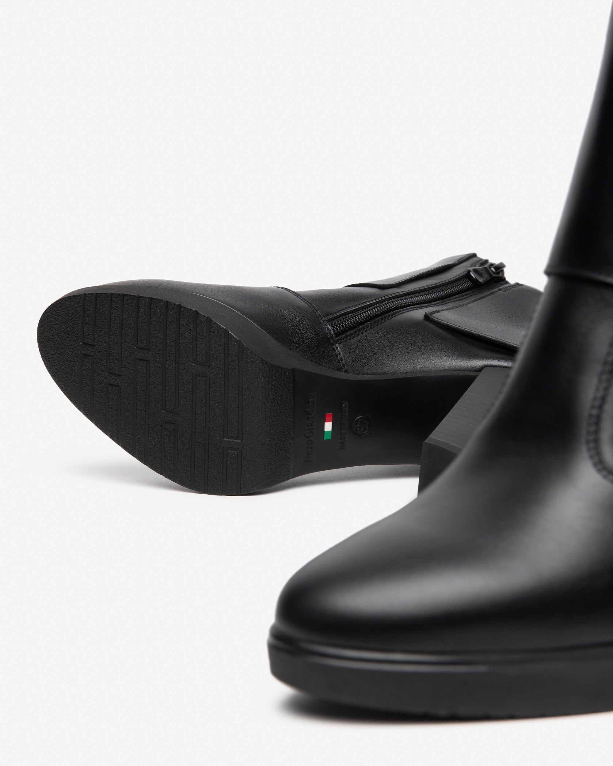 NeroGiardini Bottines femme cuir plateau talon 95 mm 38