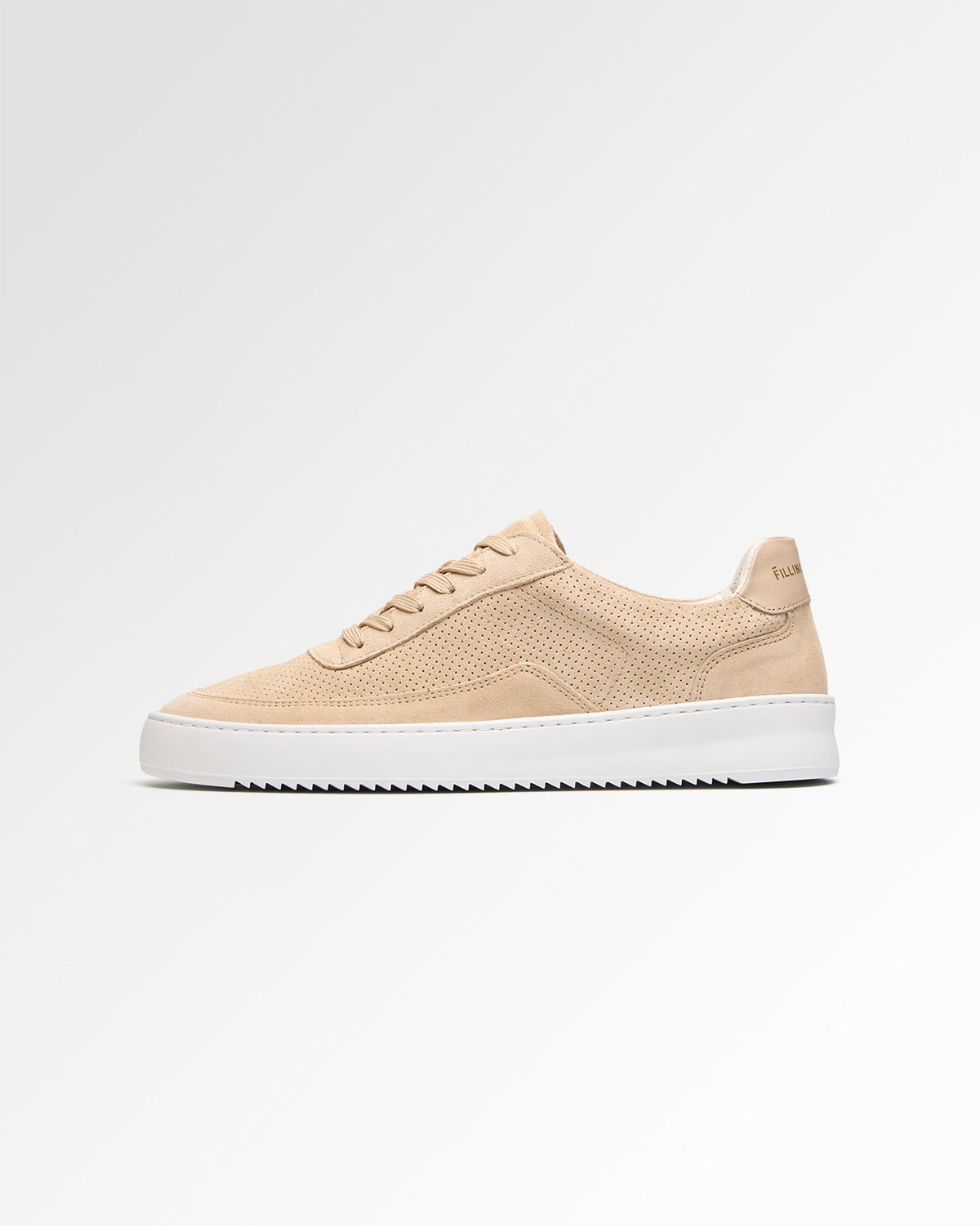 Filling Pieces Mondo Suede Perforated sneakers sand homme