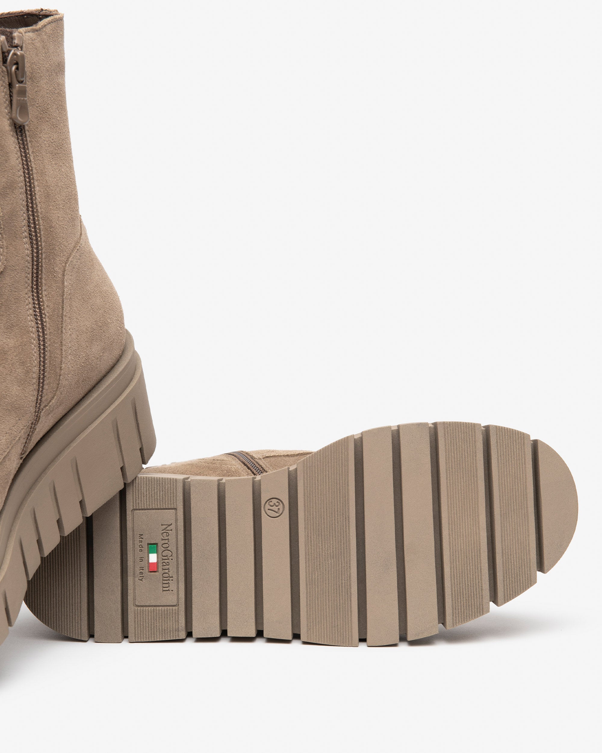 NeroGiardini Bottines Motardes Femme Daim 55