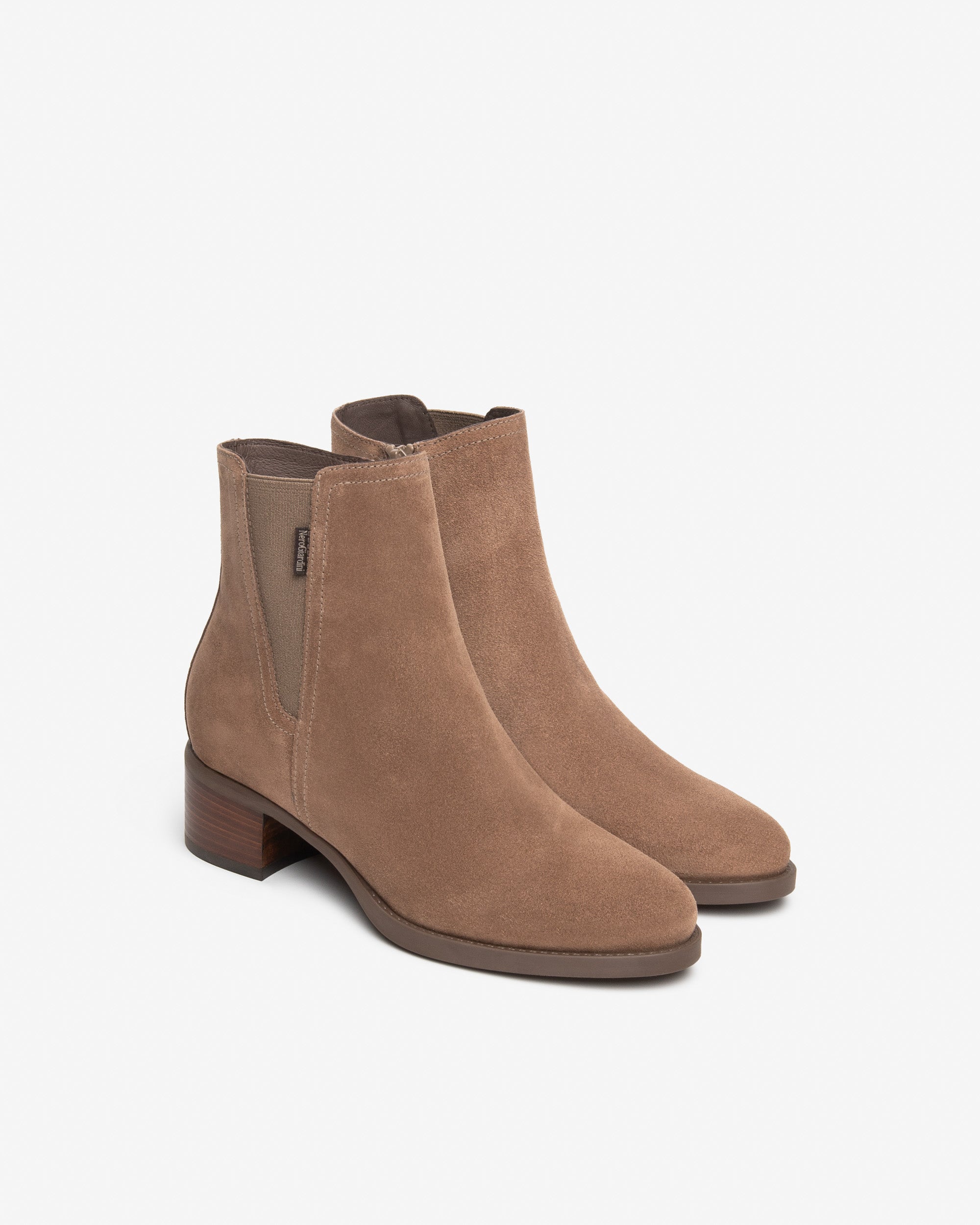 NeroGiardini Bottines Chelsea Femme Daim Talon 40