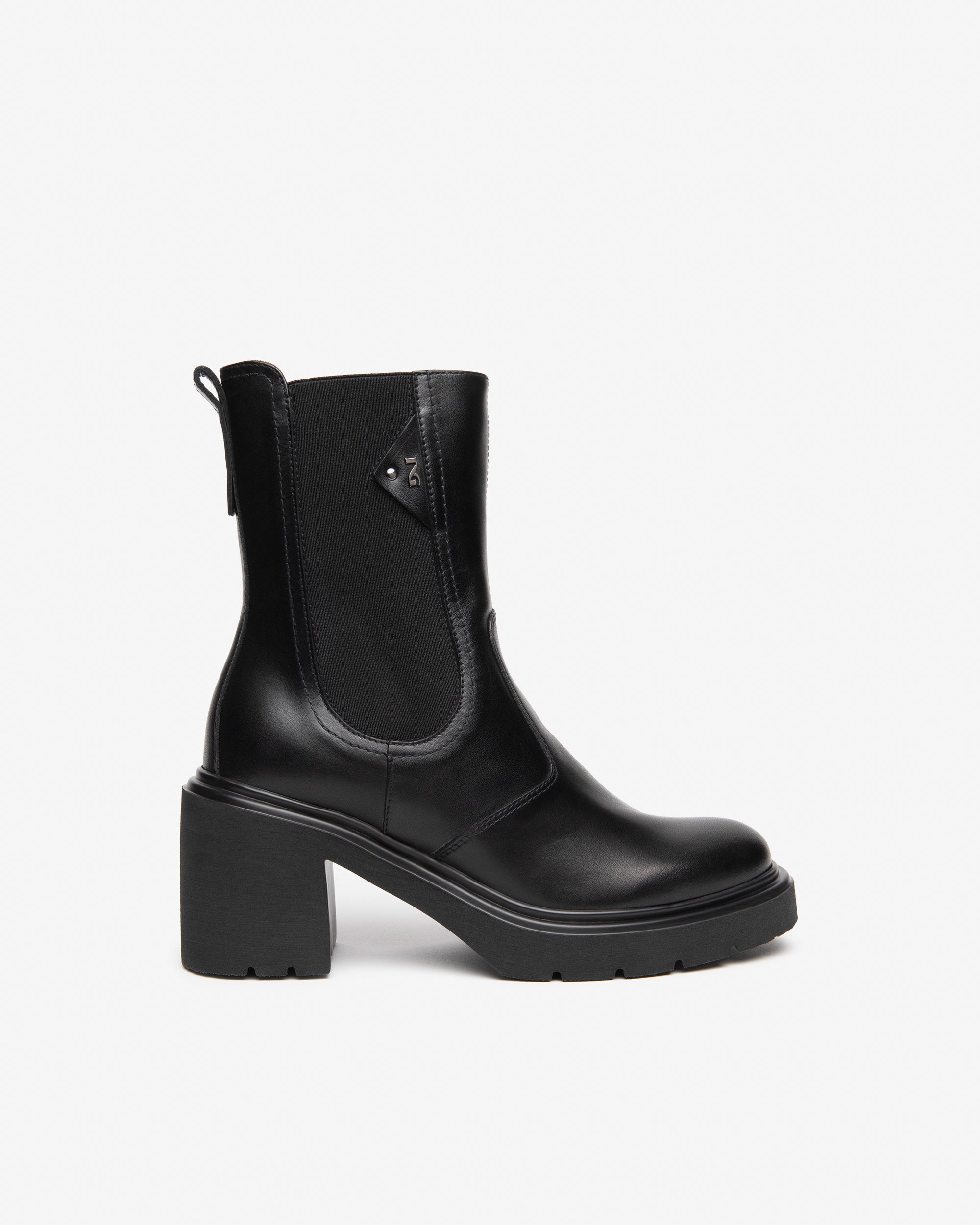 NeroGiardini Bottines Chelsea Femme Cuir Talon 85 mm