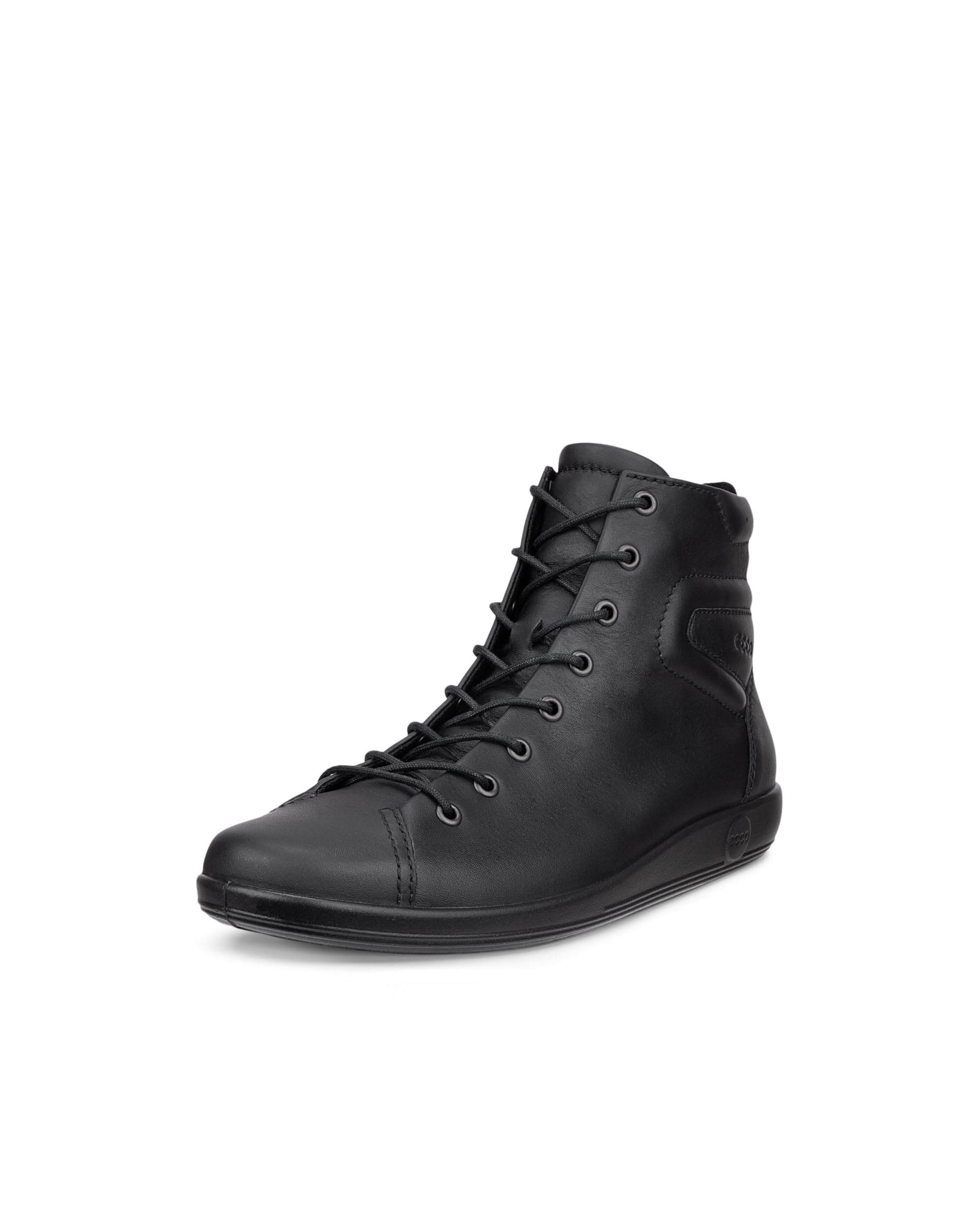 ECCO Soft 2.0 bottine femme noire 41 zip cuir