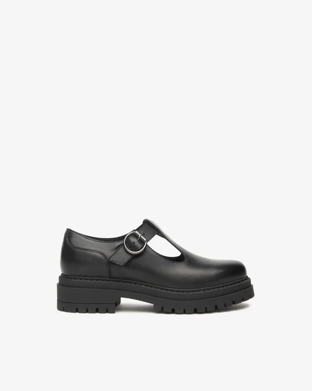 Nerogiardini Ballerines Babies Cuir Bordeaux Talon Bloc