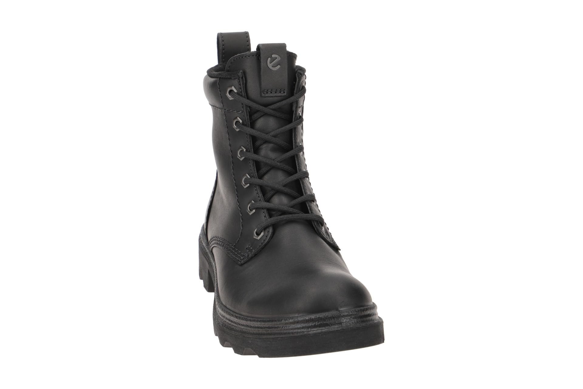 ECCO Grainer Botte Lacets Femme Cuir Zip Imperméable