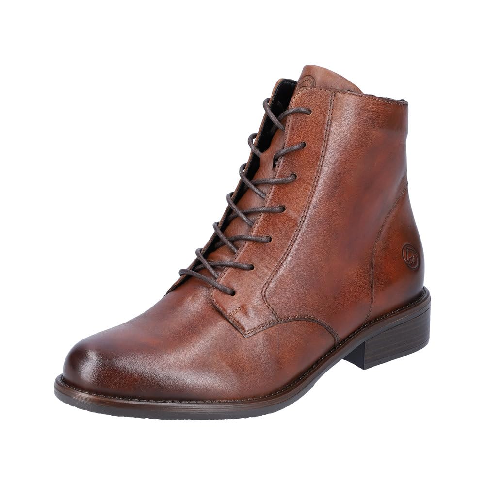 Remonte D0F73 bottine femme marron cuir à lacets