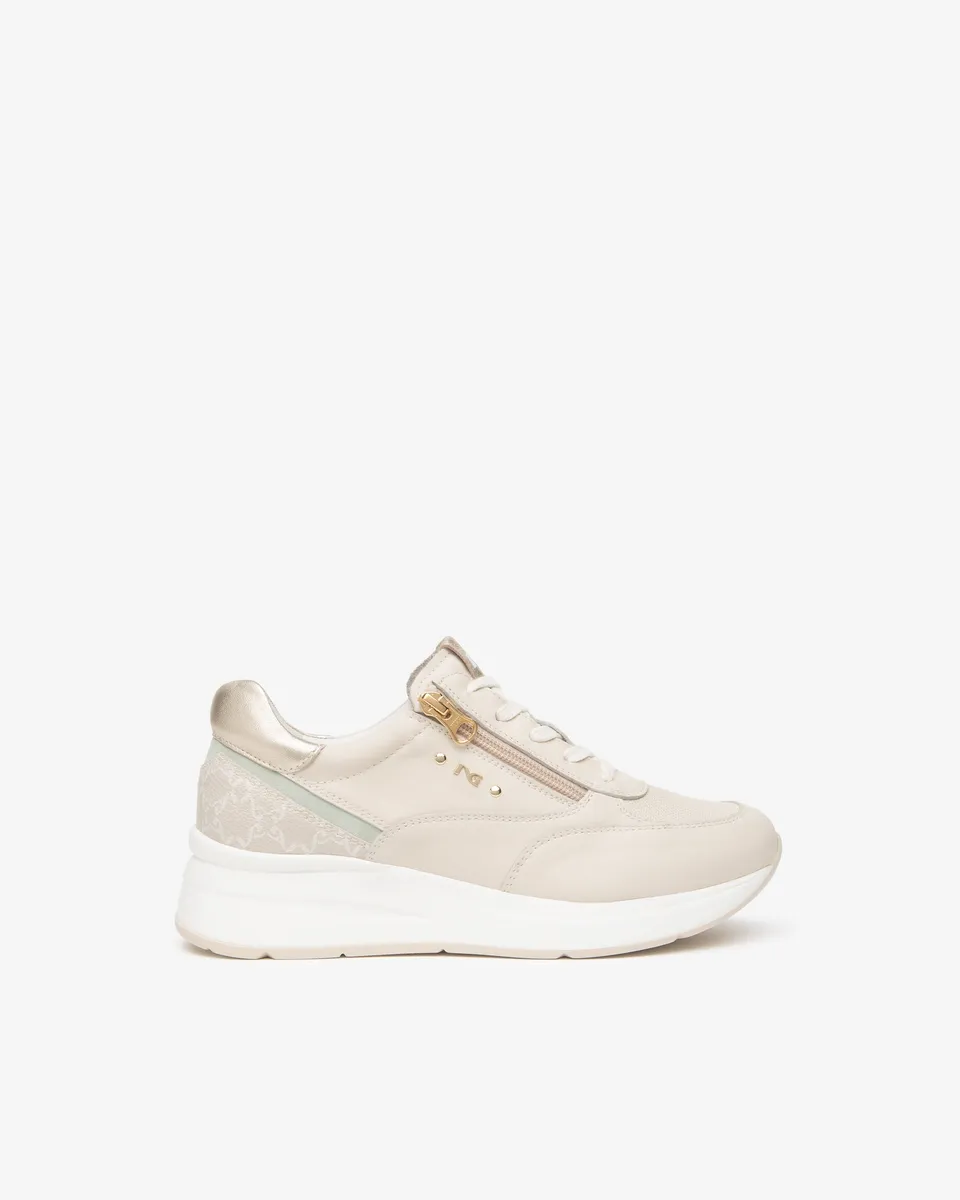 NeroGiardini Sneakers Femme Cuir Baskets Memory Confort
