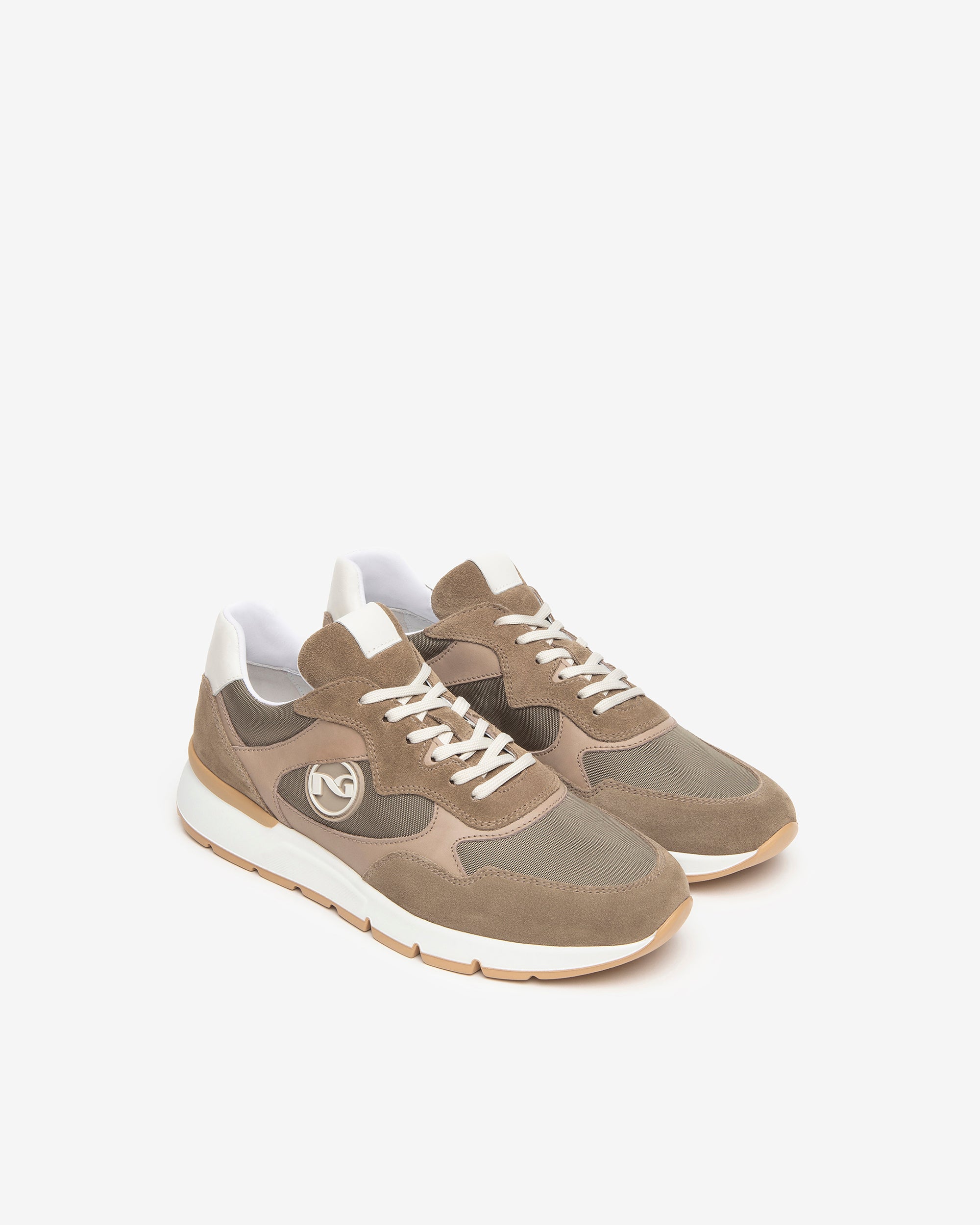 NeroGiardini Sneakers Homme Daim Cuir Toile Taille 42