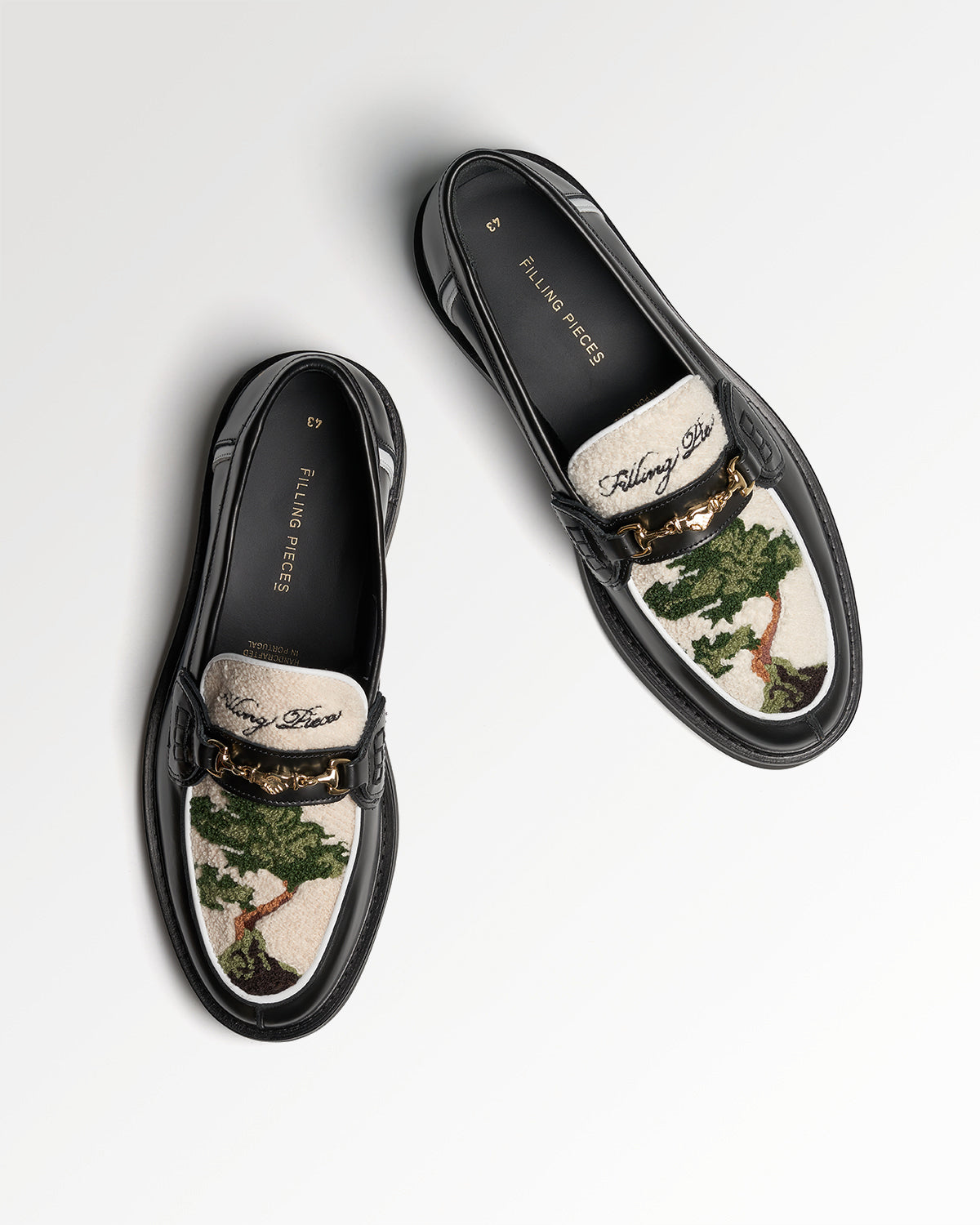 Filling Pieces Loafer Bonsai Mocassin cuir noir