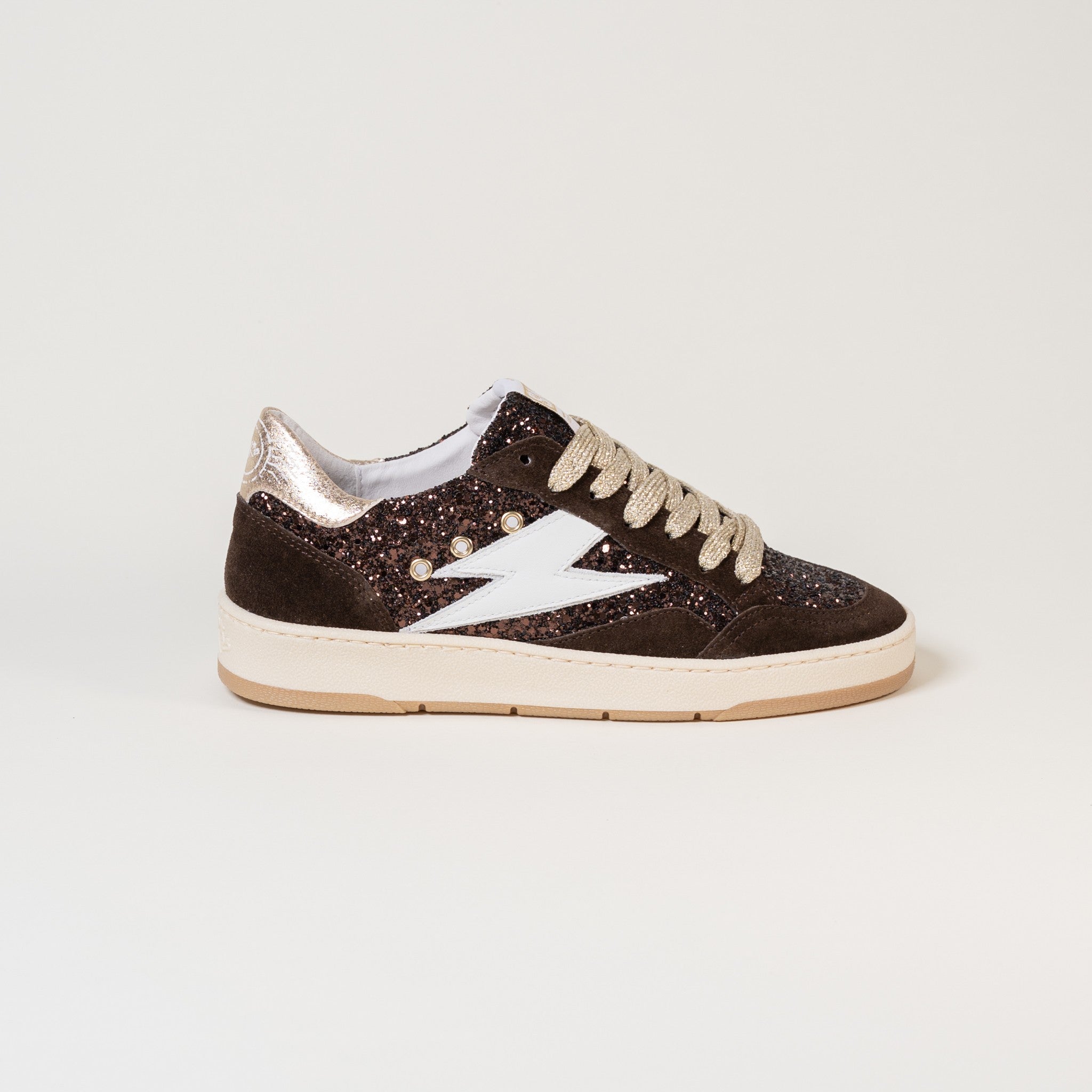 SMR Dany E200A baskets marron taille 38 glitter