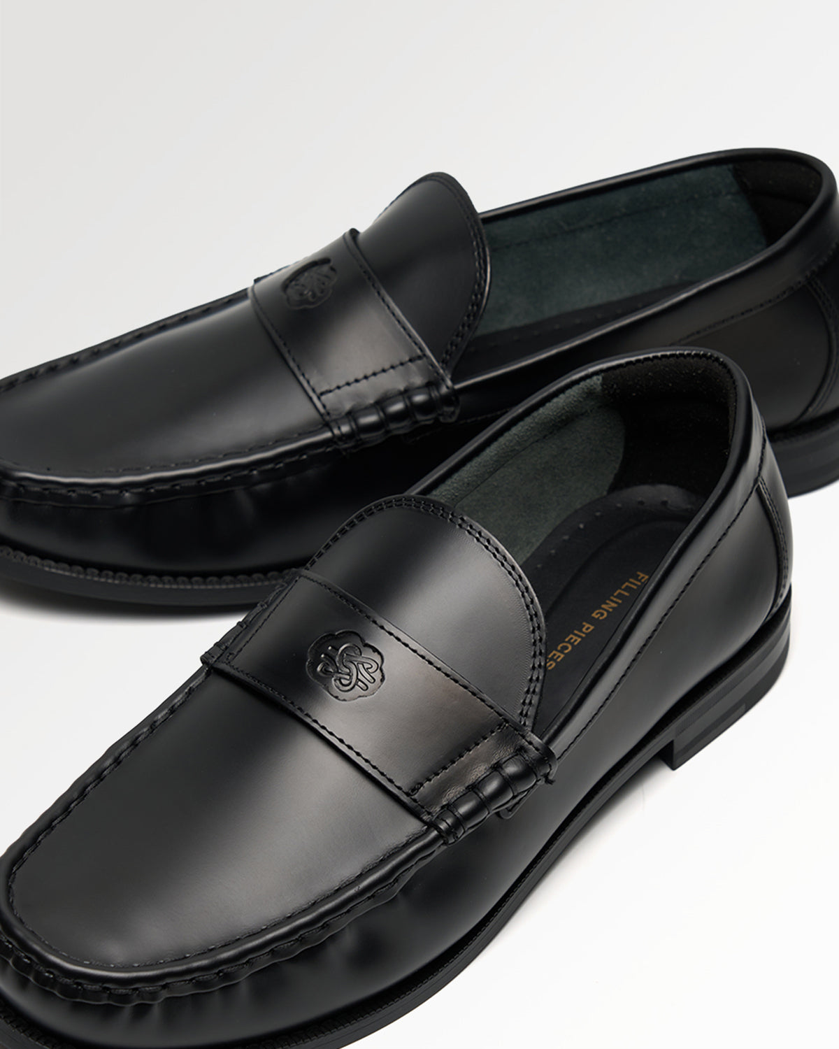 Filling Pieces Lux Loafer Polido mocassin cuir noir