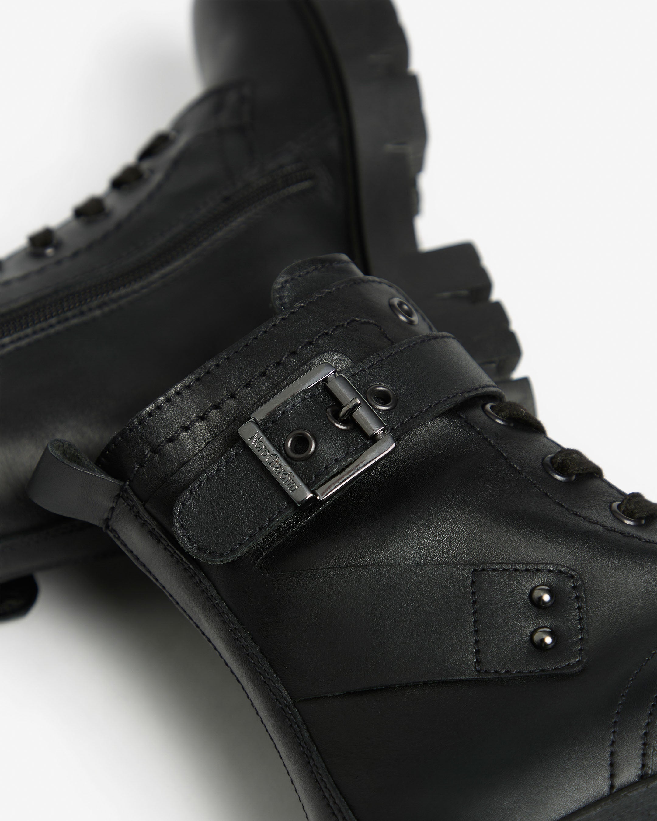 NeroGiardini Bottines bottines fille cuir motardes