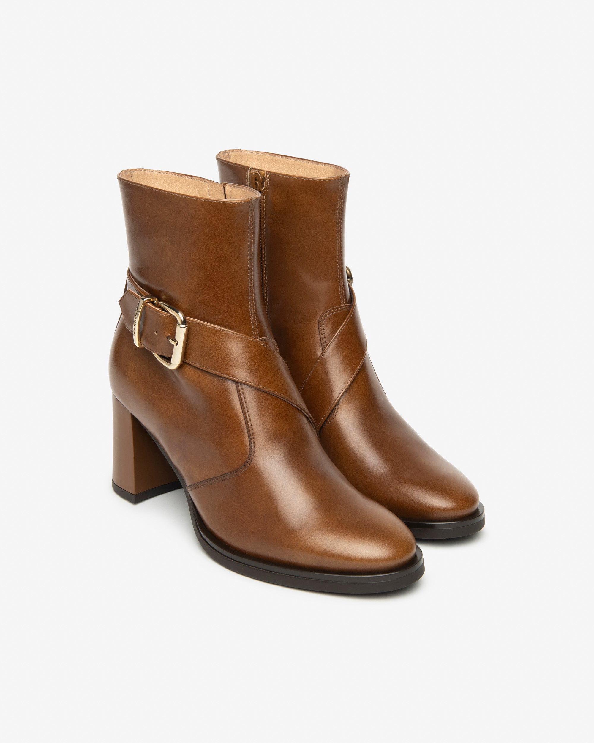 Nerogiardini Bottines Bottines Femme Cuir Talon 75 mm