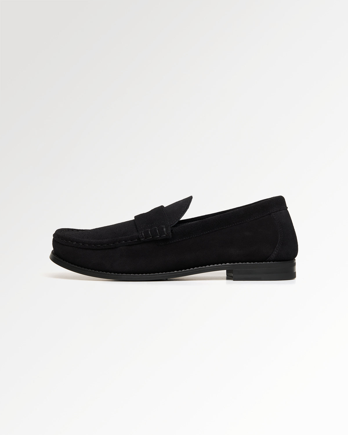 Filling Pieces Lux Loafer Suede Mocassin daim noir