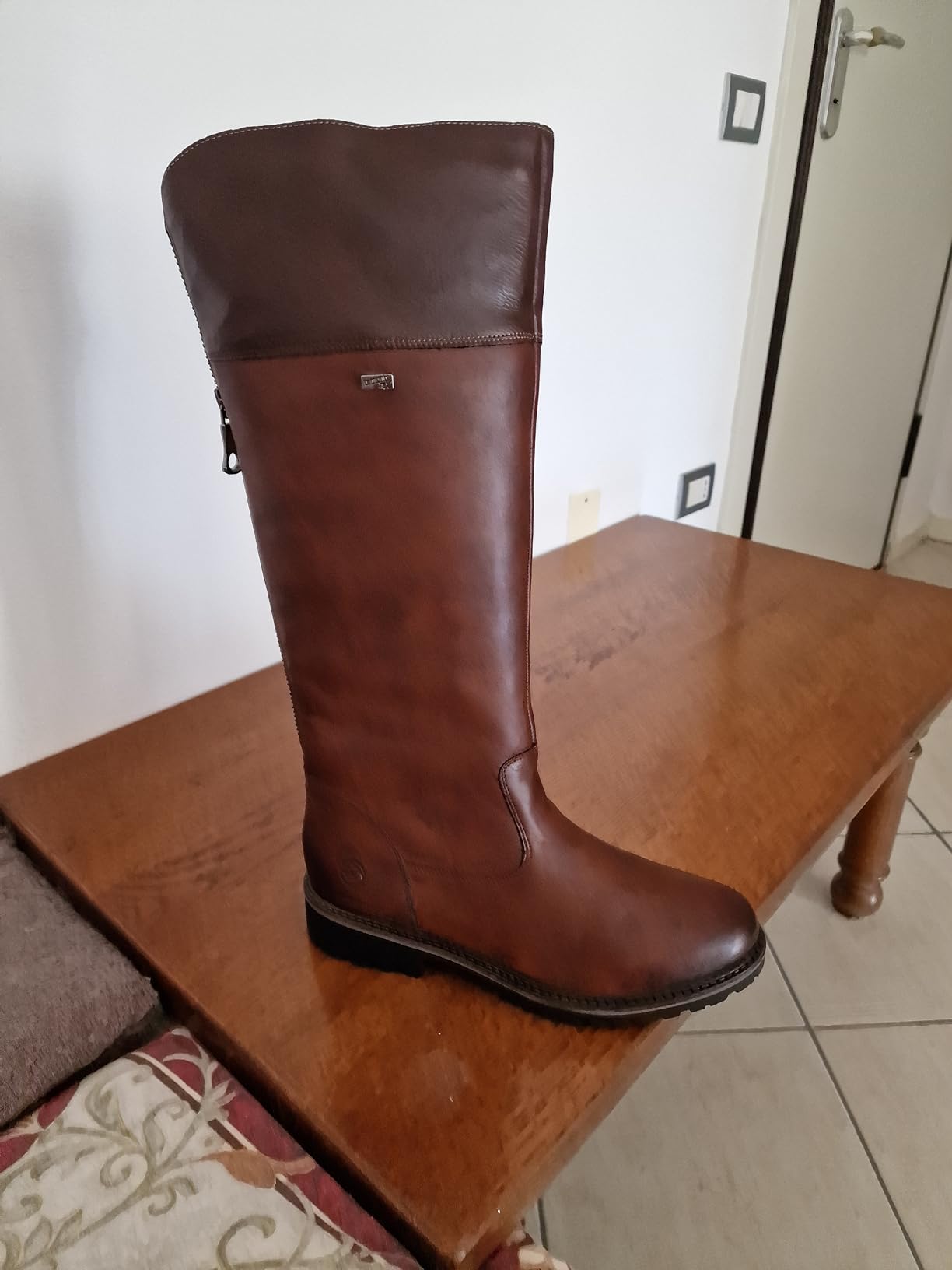 Remonte R6581 bottes hiver cuir zip TEX femme