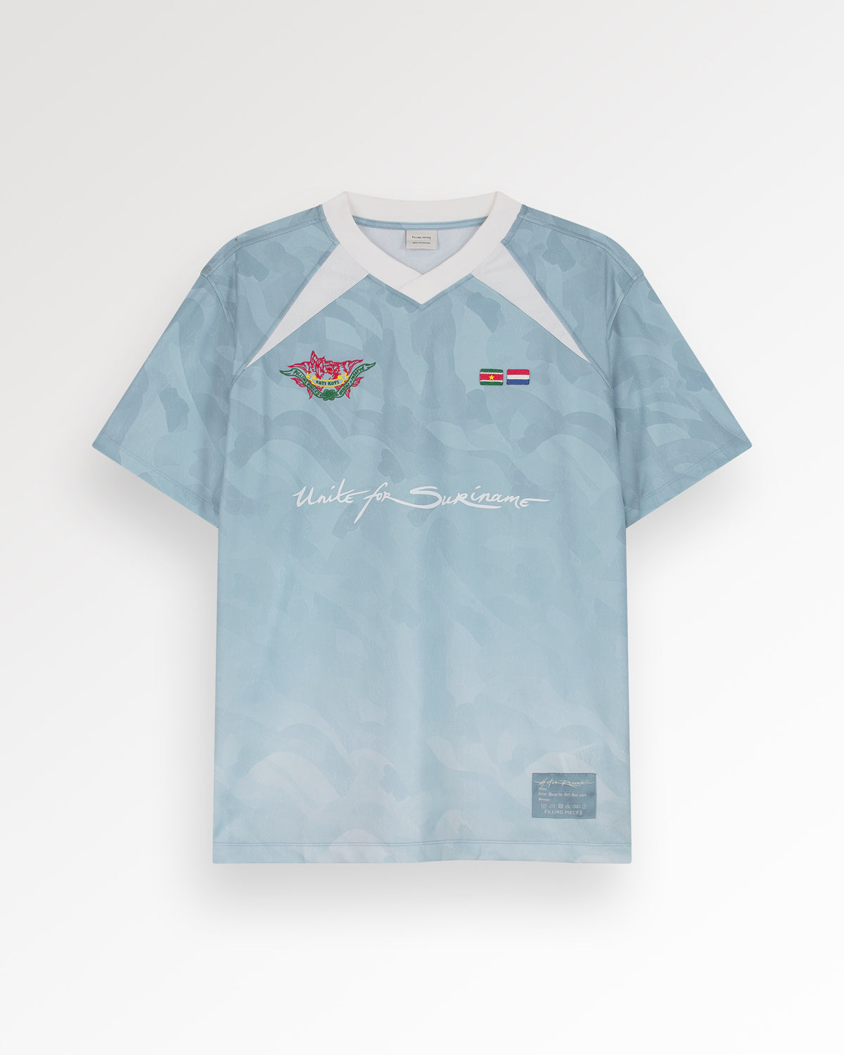 Filling Pieces Unite Suriname 2026 tee football bleu