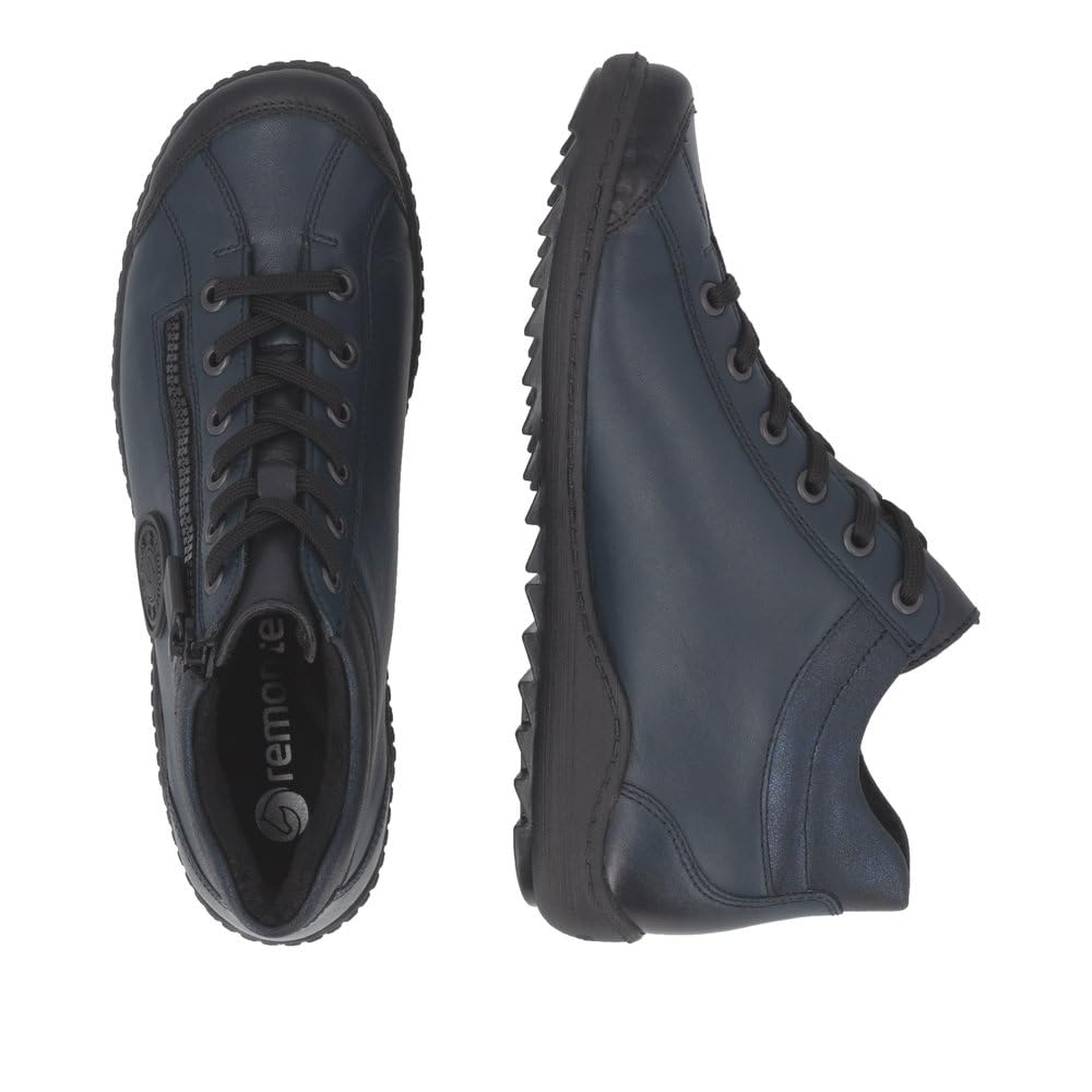 Remonte R1477 chaussures à lacets femme noir zip