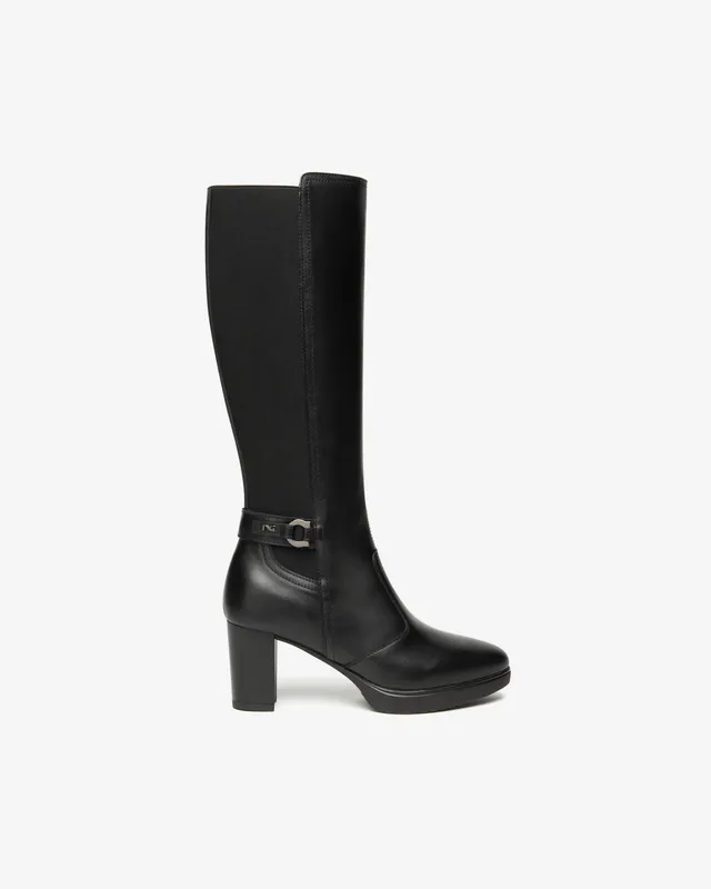 NeroGiardini Bottes bottes cuir tissu femme 35-41