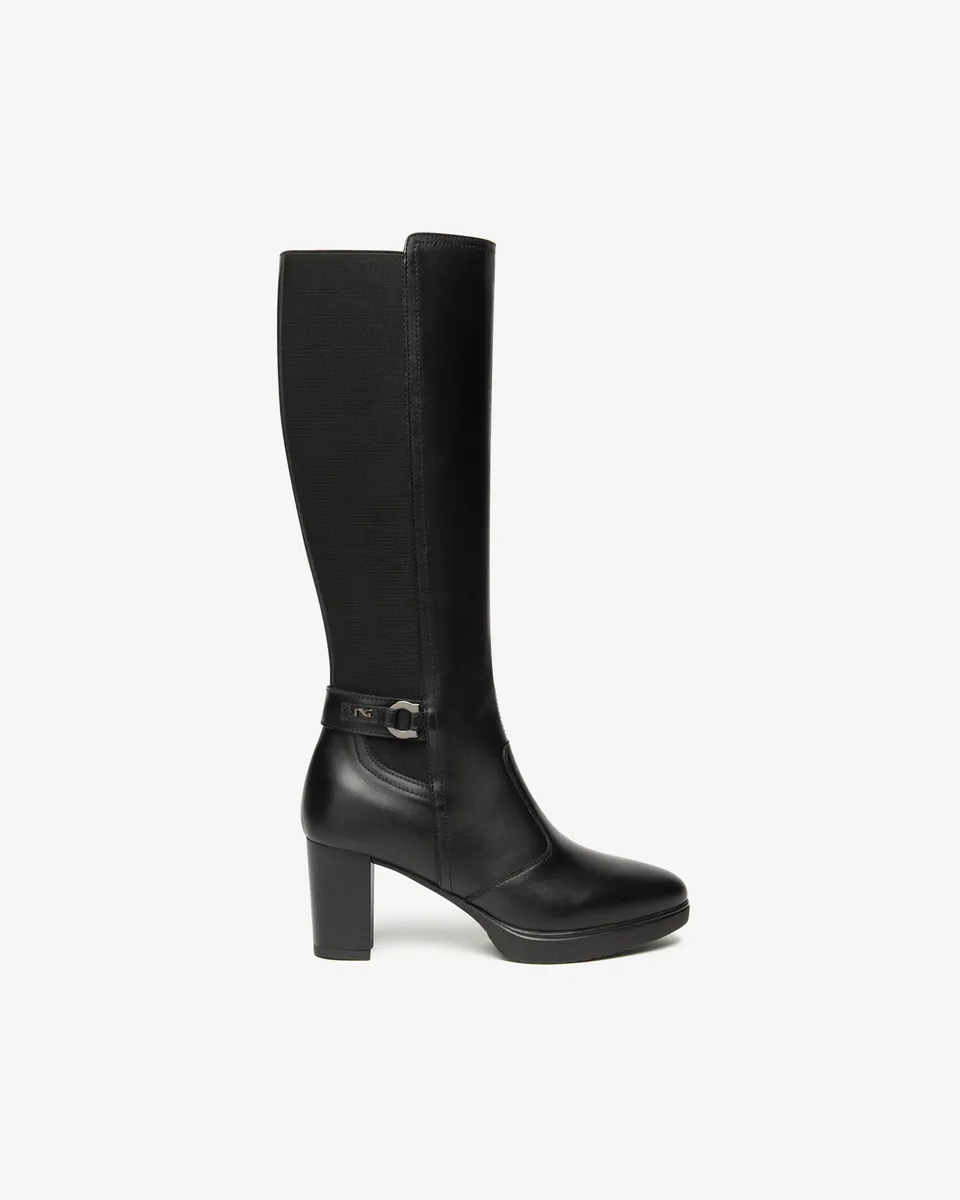 NeroGiardini Bottes bottes cuir tissu femme 35-41