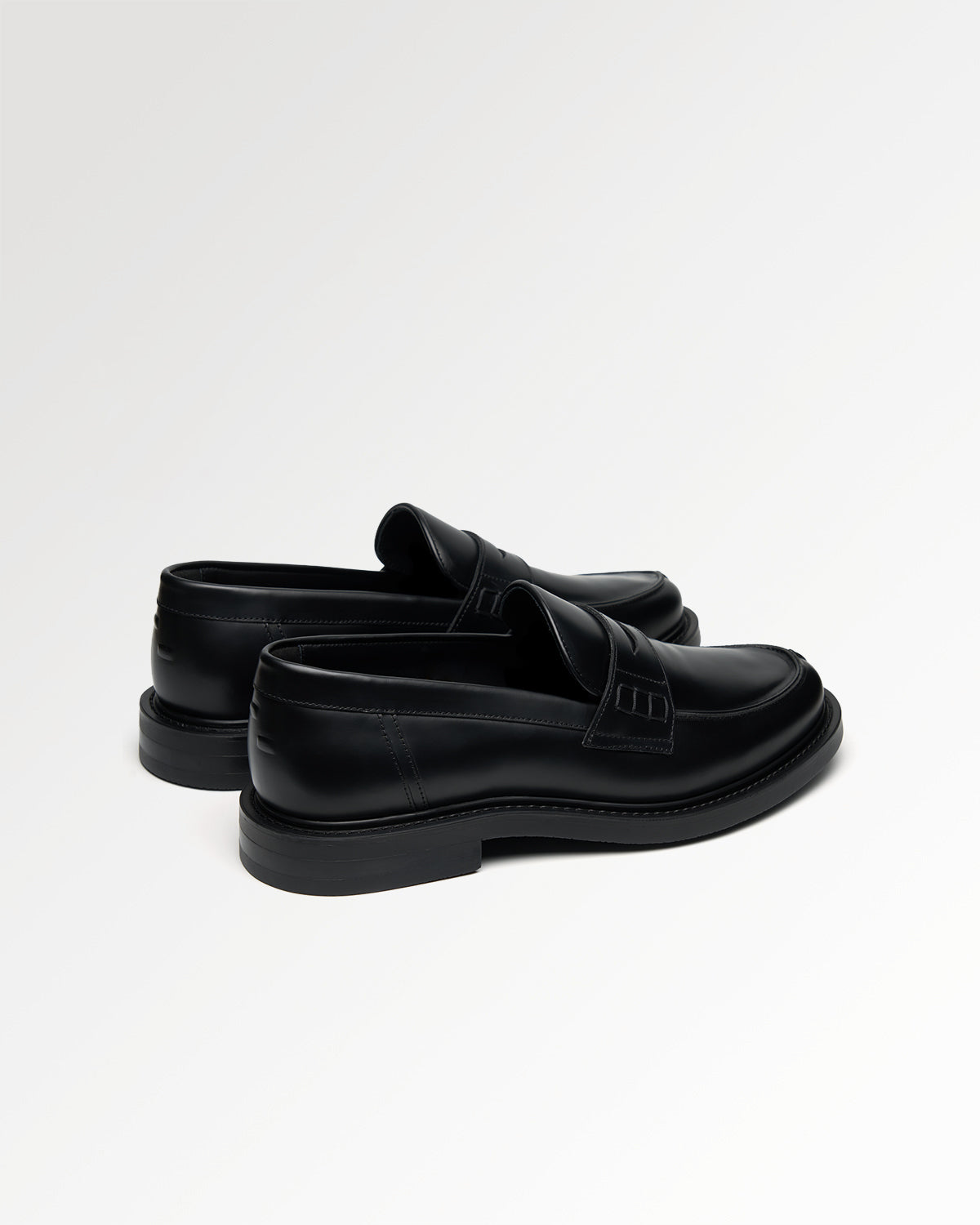 Filling Pieces Polido Loafer Noir Cuir Matte
