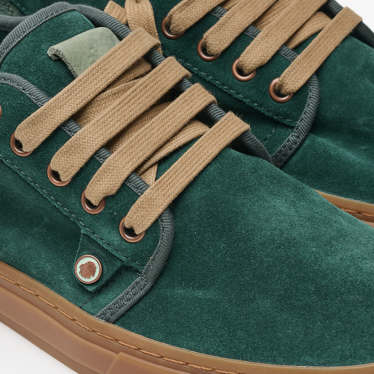 Satorisan Heisei Suede sneakers daim Dry Seaweed