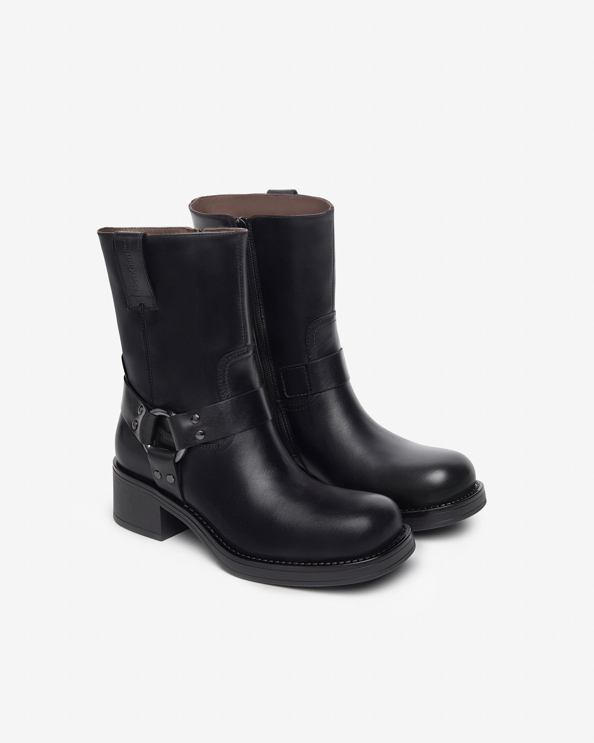 Nerogiardini Bottines Femme Cuir Hiver