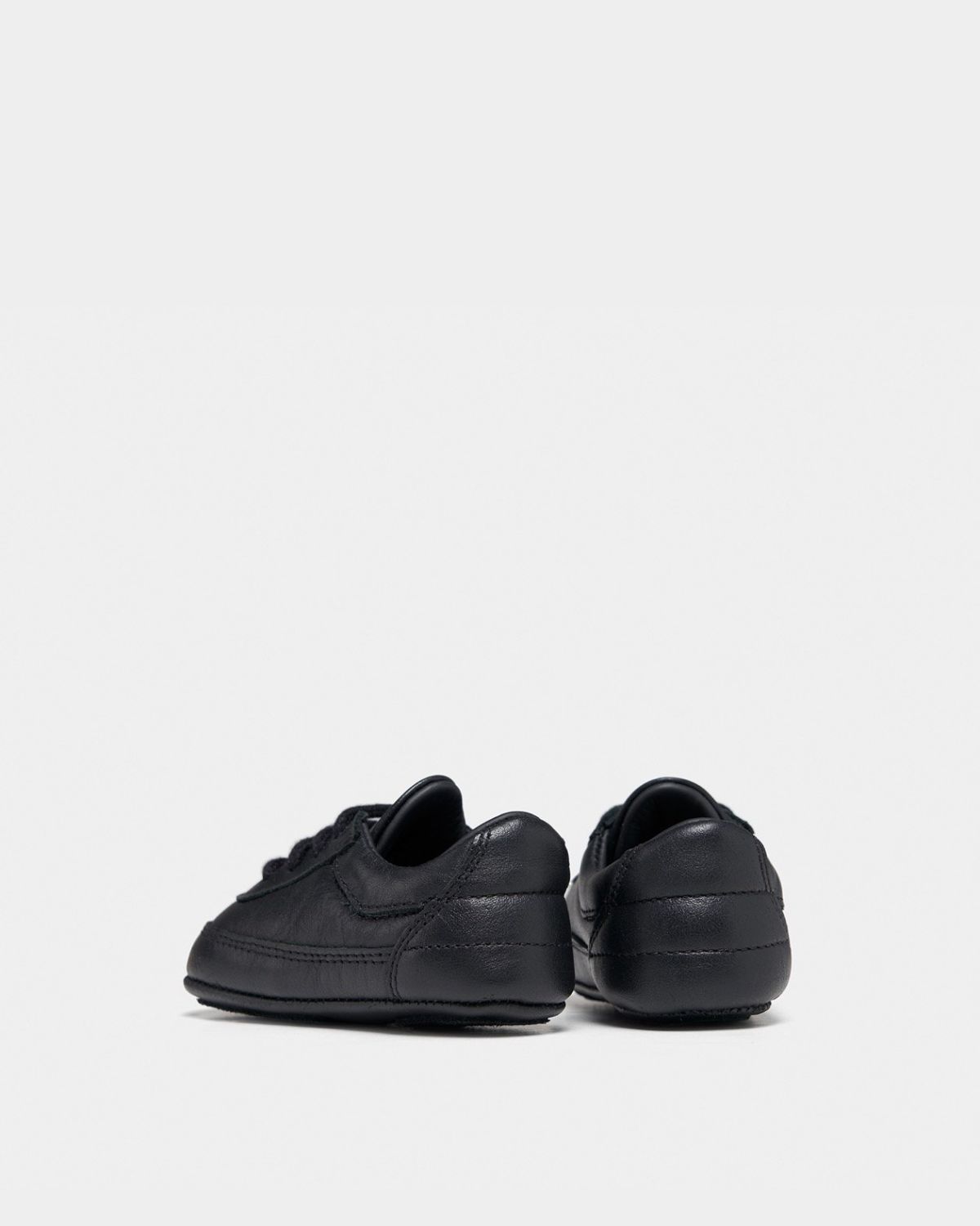 Filling Pieces Low Top Sneakers bébé noir cuir souple