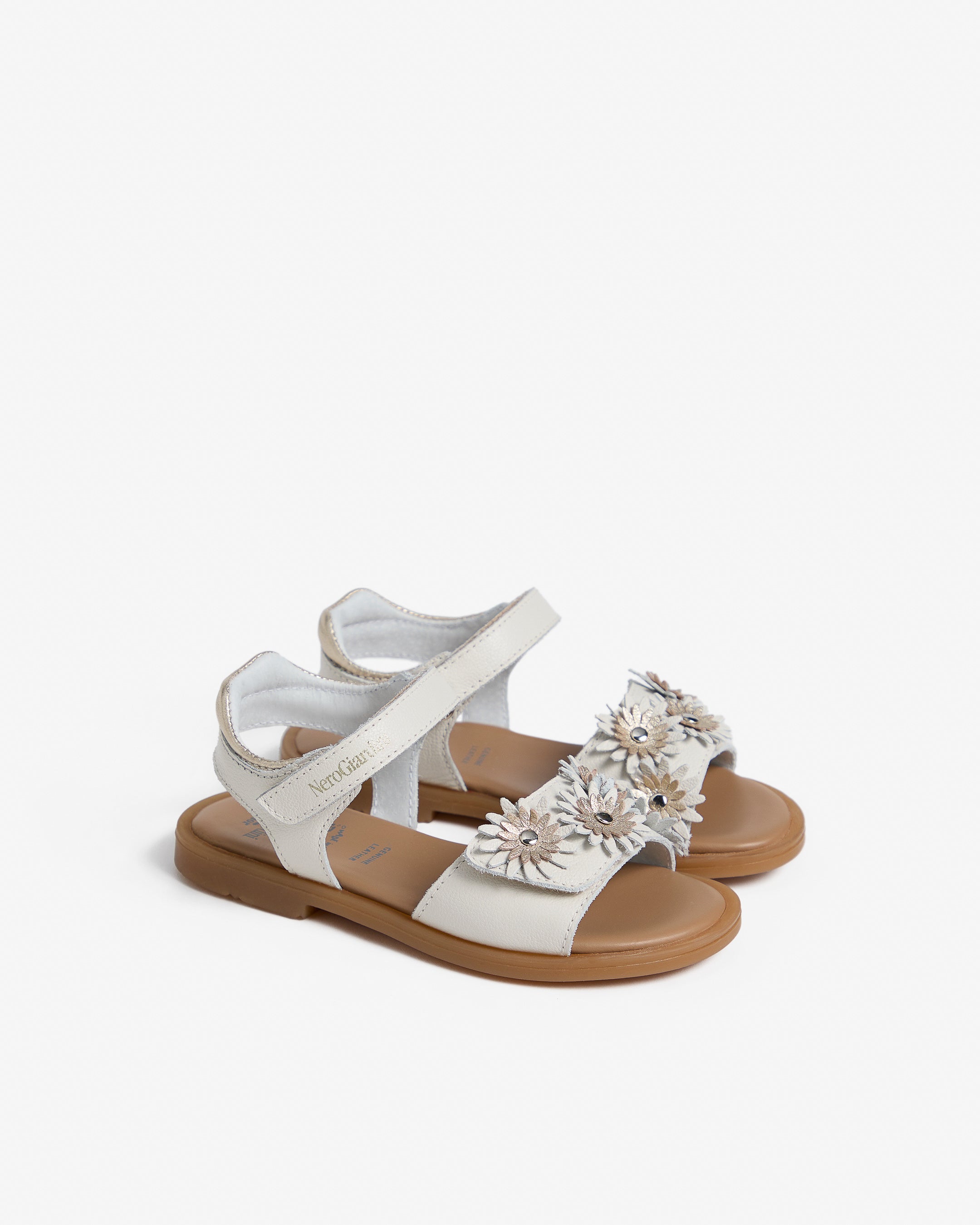 NeroGiardini Junior Sandales cuir fille été
