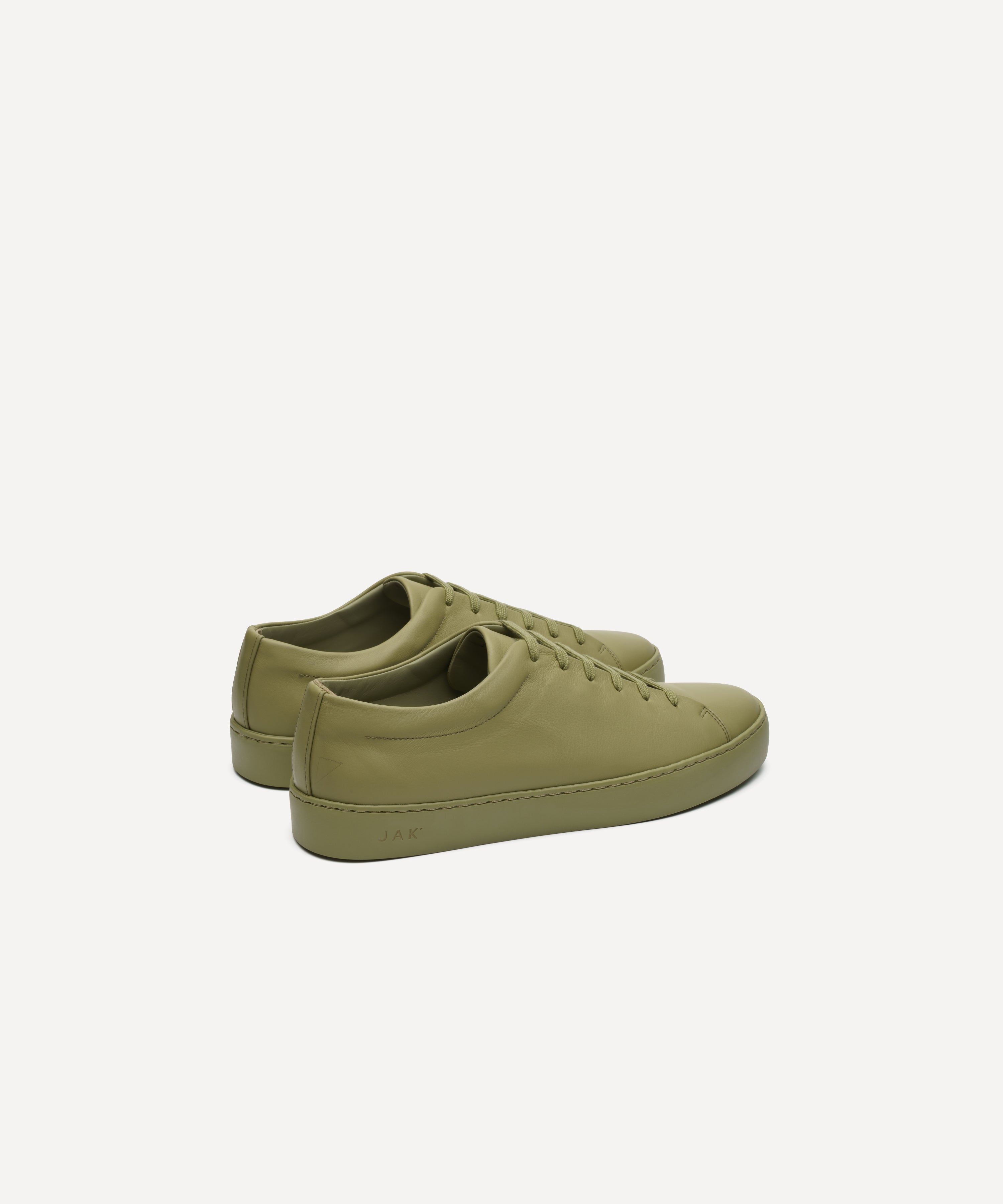 JAK Royal Sage Green sneakers cuir vert
