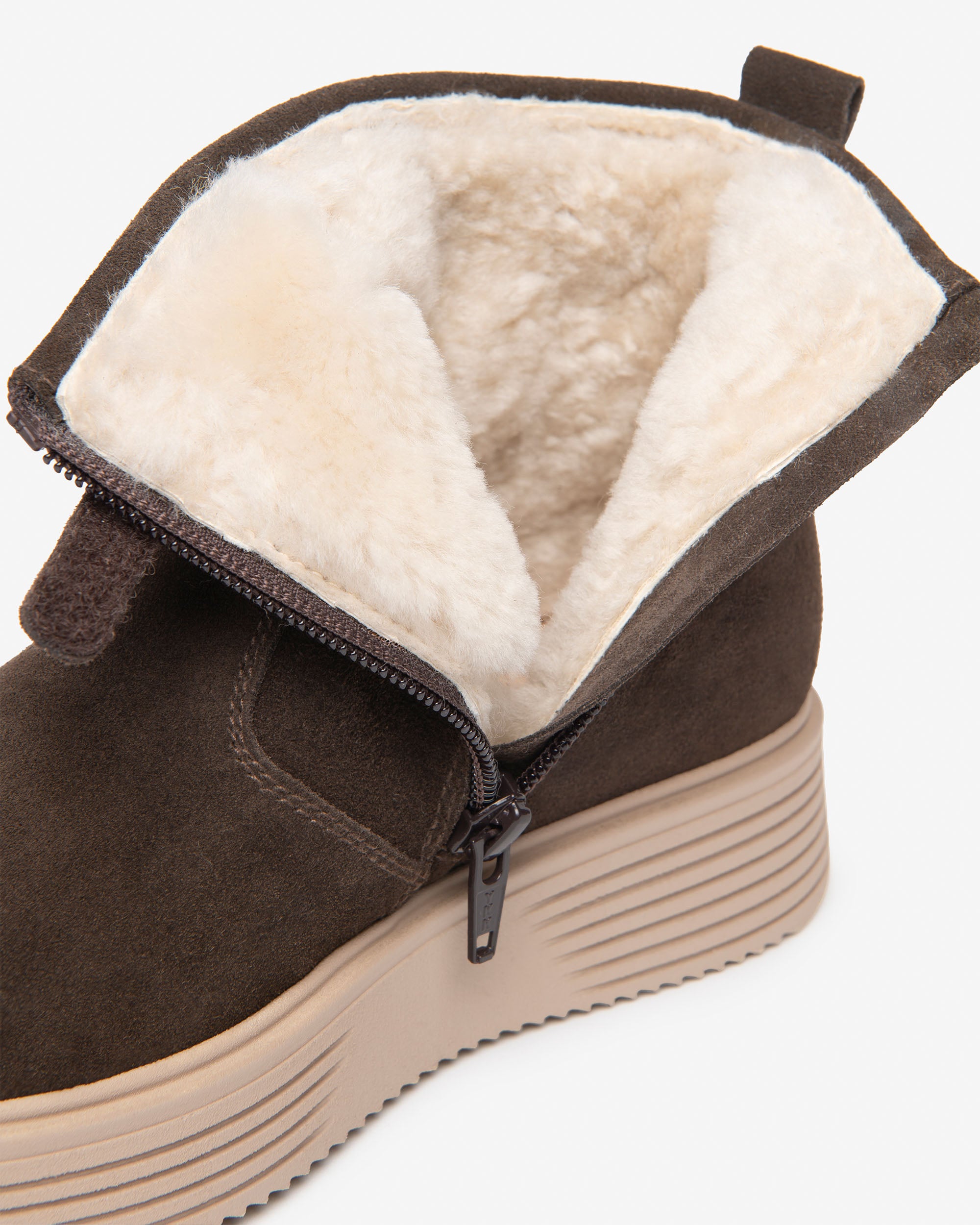 NeroGiardini Bottines Teen Fille Cuir Velours Zip