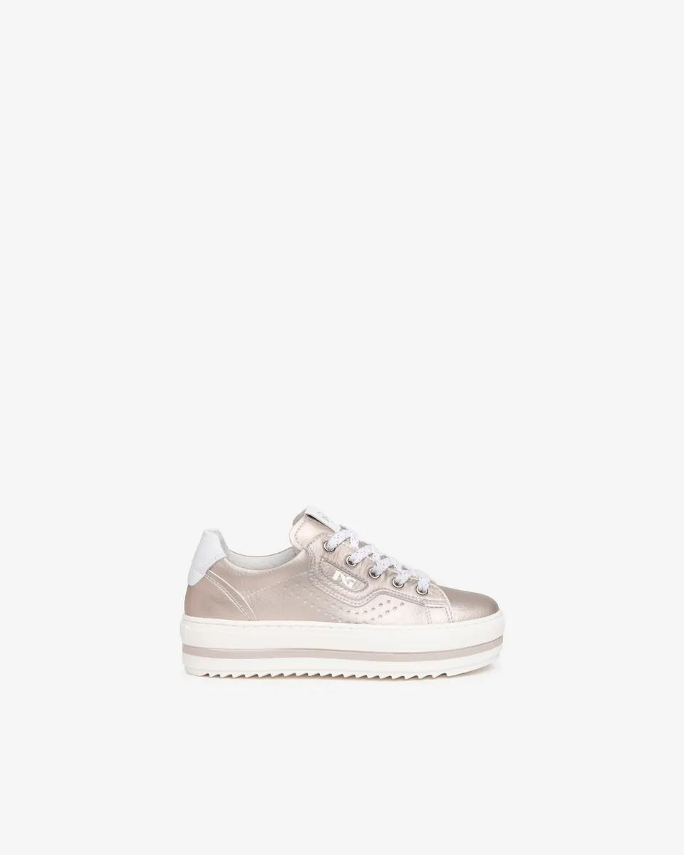 NeroGiardini Teens Sneakers Fille Cuir Pointure 35 Confort DryGo