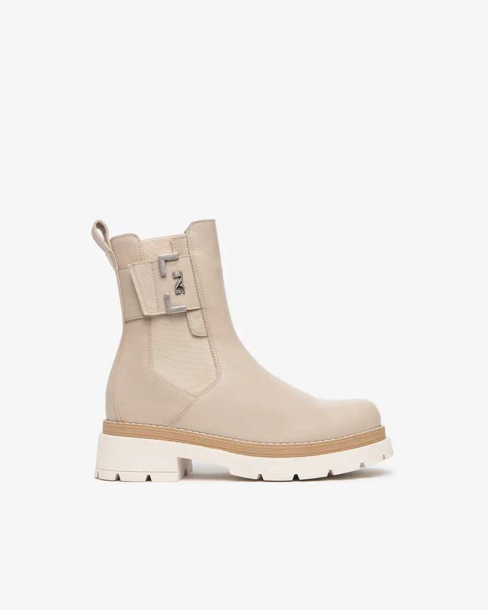 Nerogiardini Bottines Chelsea Femme Cuir Hiver Confort