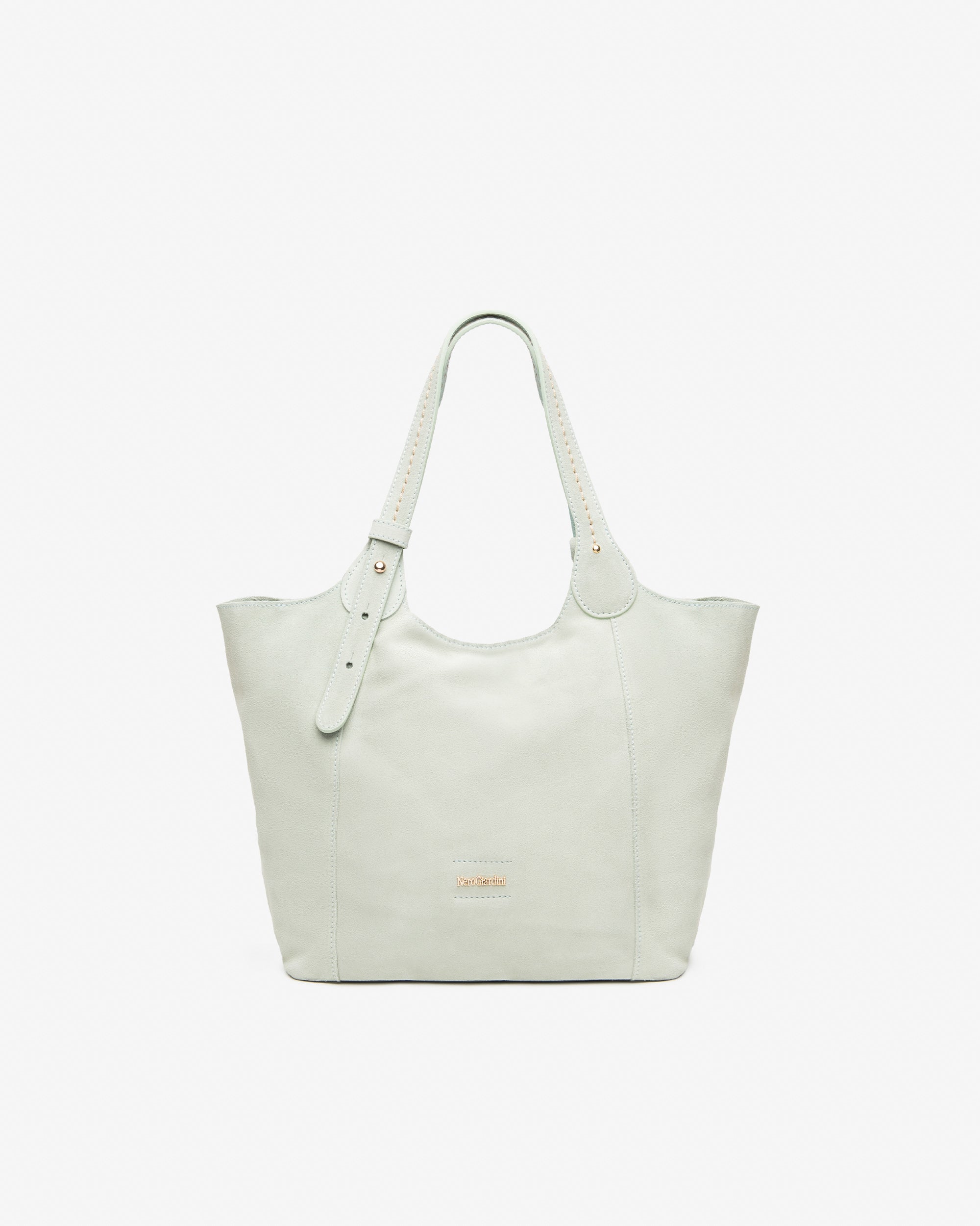 Nerogiardini Sacs cabas femme cuir velours épaule