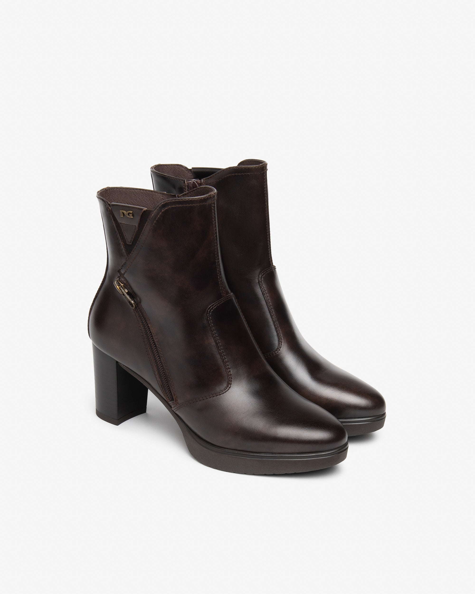 Nerogiardini Bottines Cuir Femme Talon 70mm