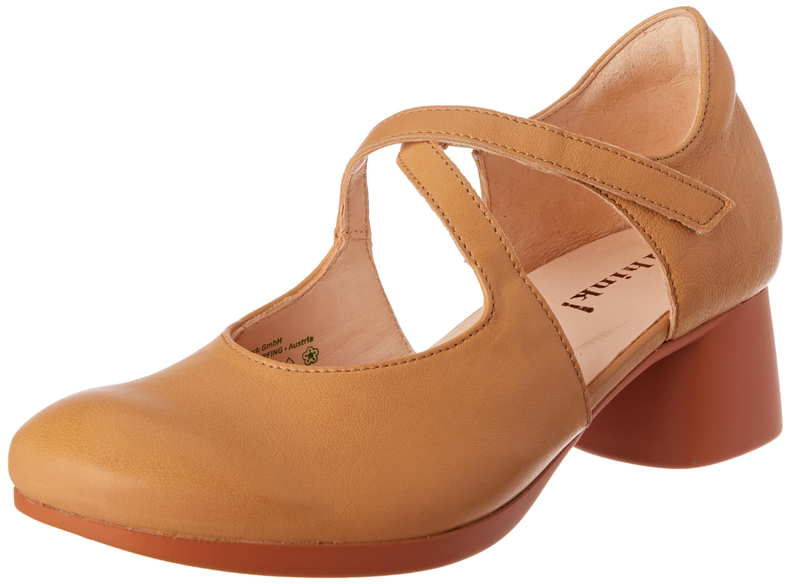 Think Nani Escarpin Femme Noir 38 EU Talon Bloc Cuir