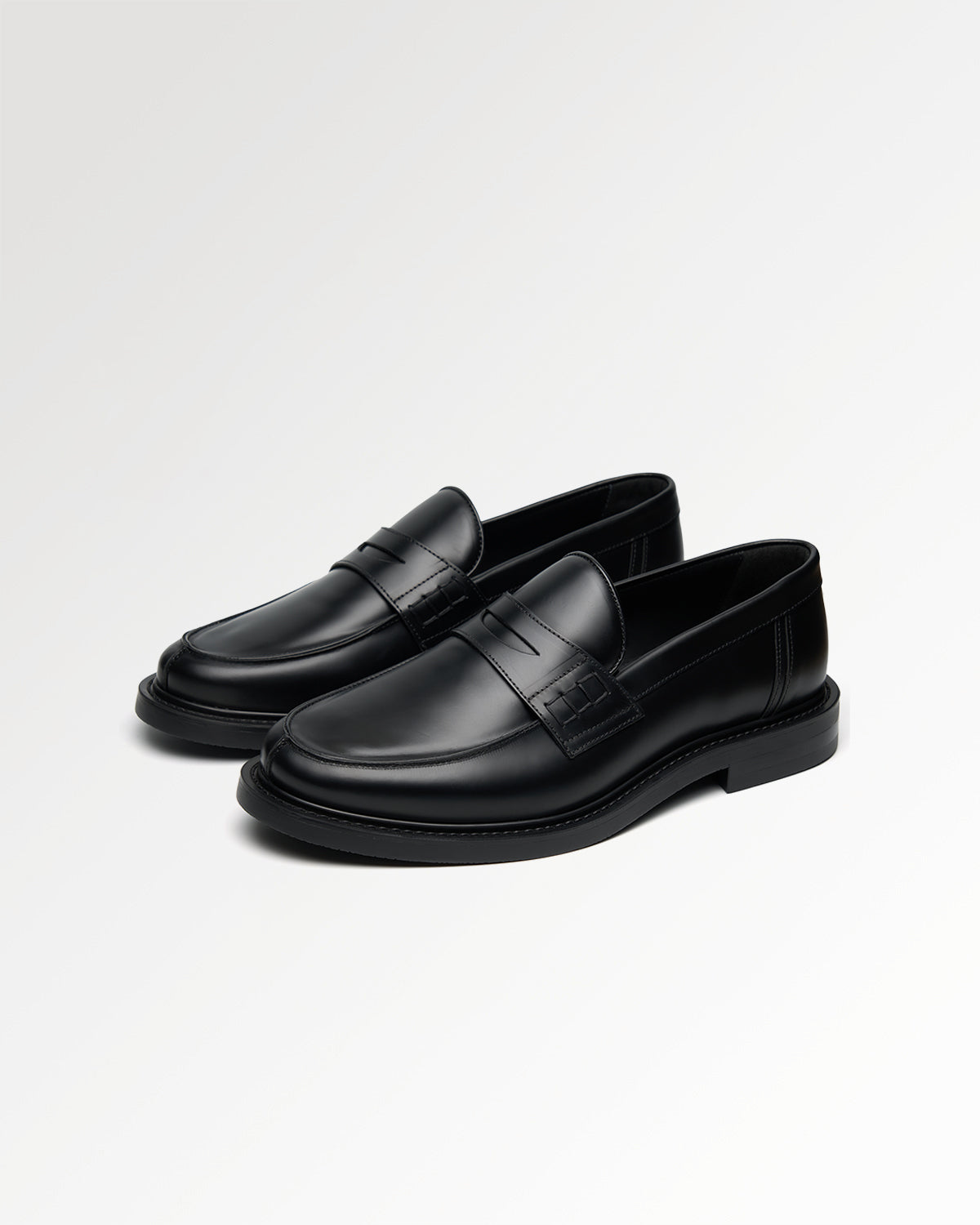 Filling Pieces Polido Loafer Noir Cuir Matte
